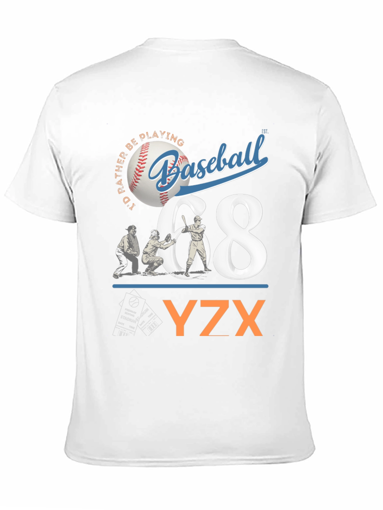 Baseball Graphic Tee - YZX