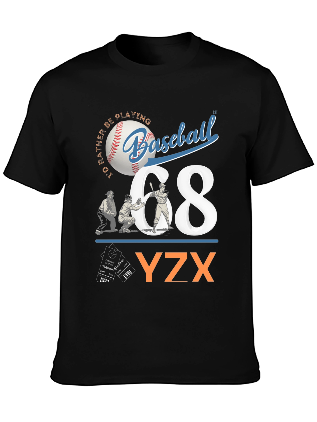 Baseball Graphic Tee - YZX