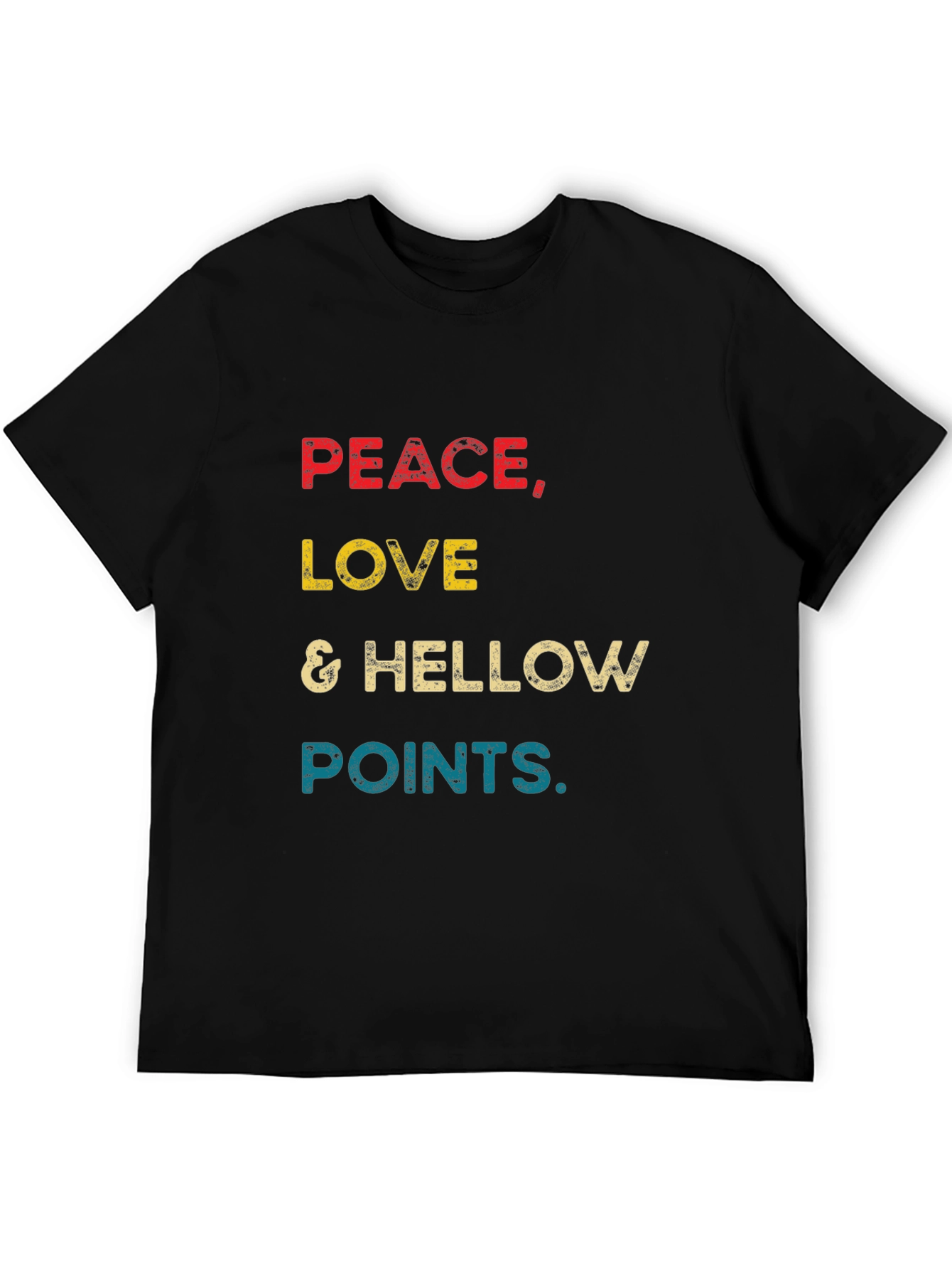 Peace Love & Hellow Points Graphic Tee