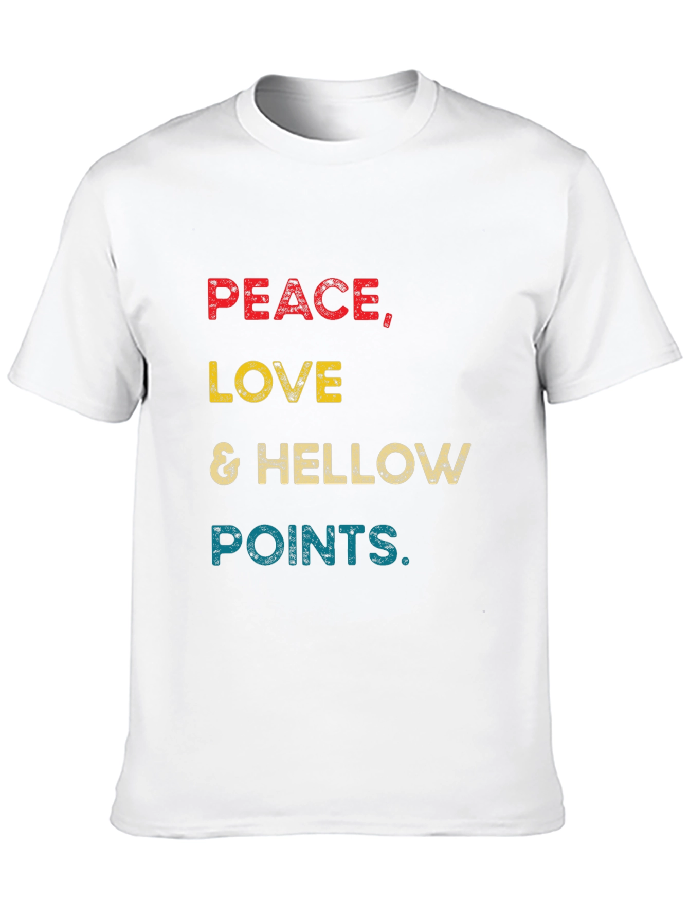 Peace Love & Hellow Points Graphic Tee