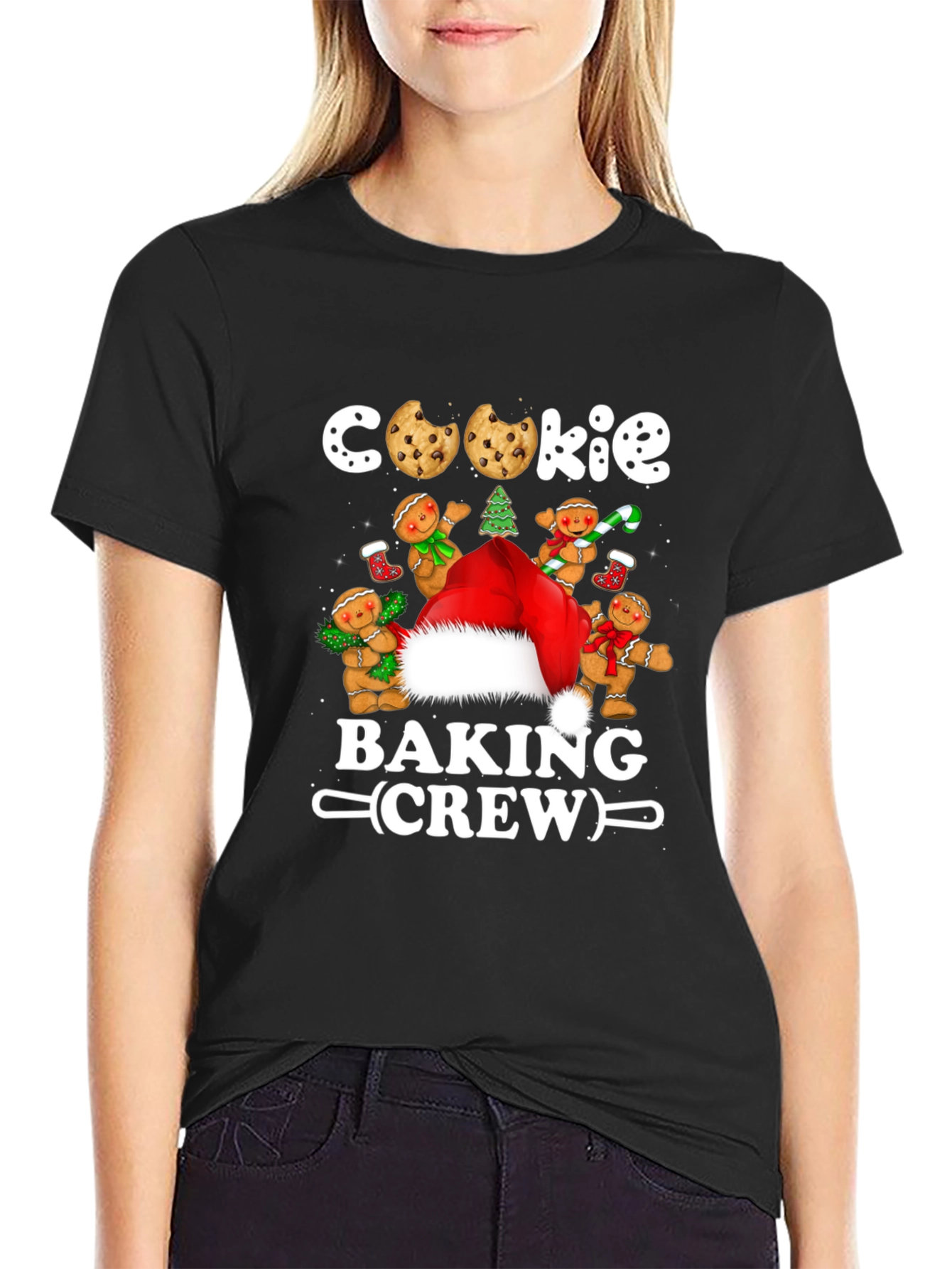 Cookie Baking Crew Christmas T-Shirt
