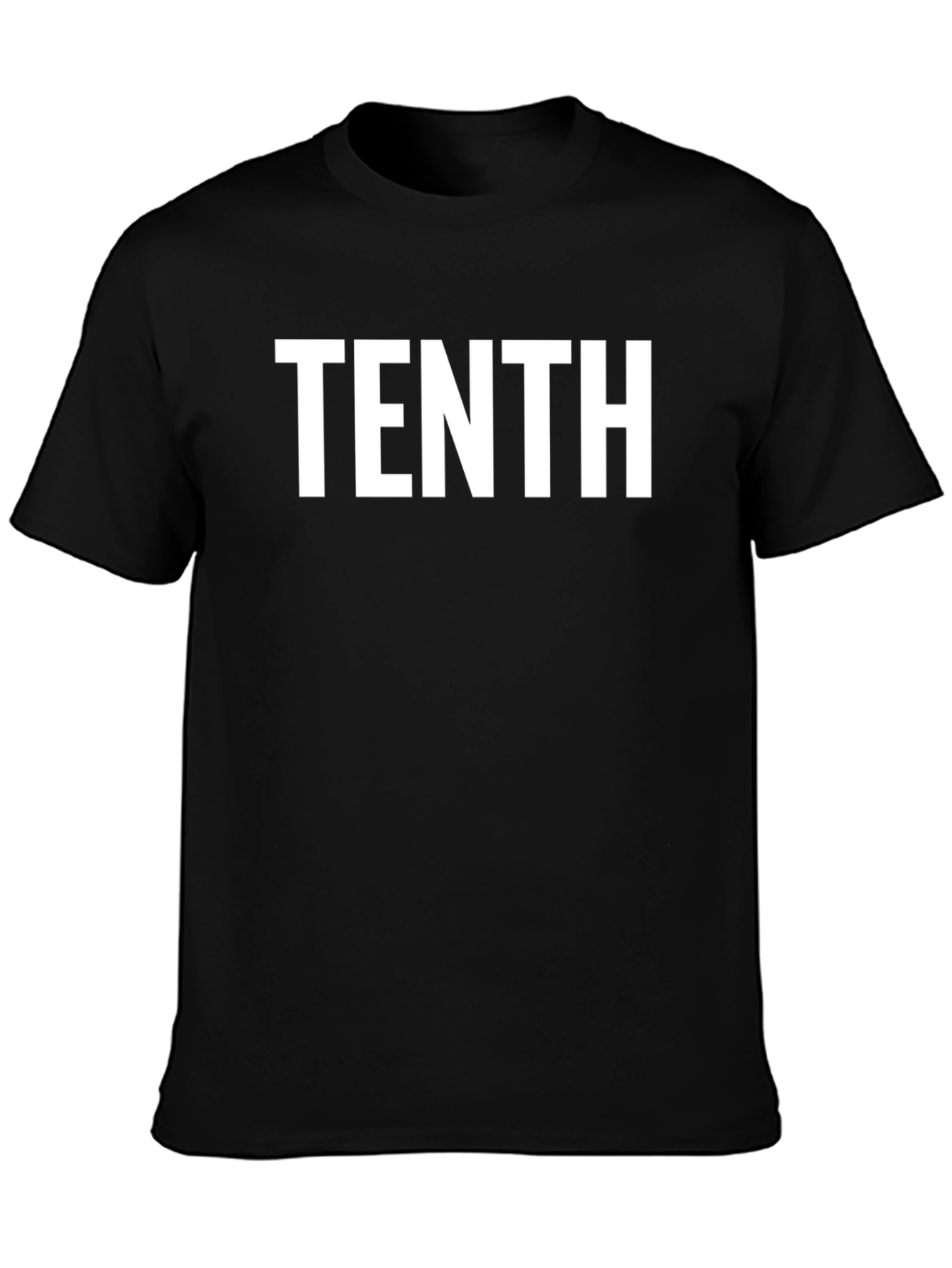 Tenth T-Shirt - Classic Black Tee