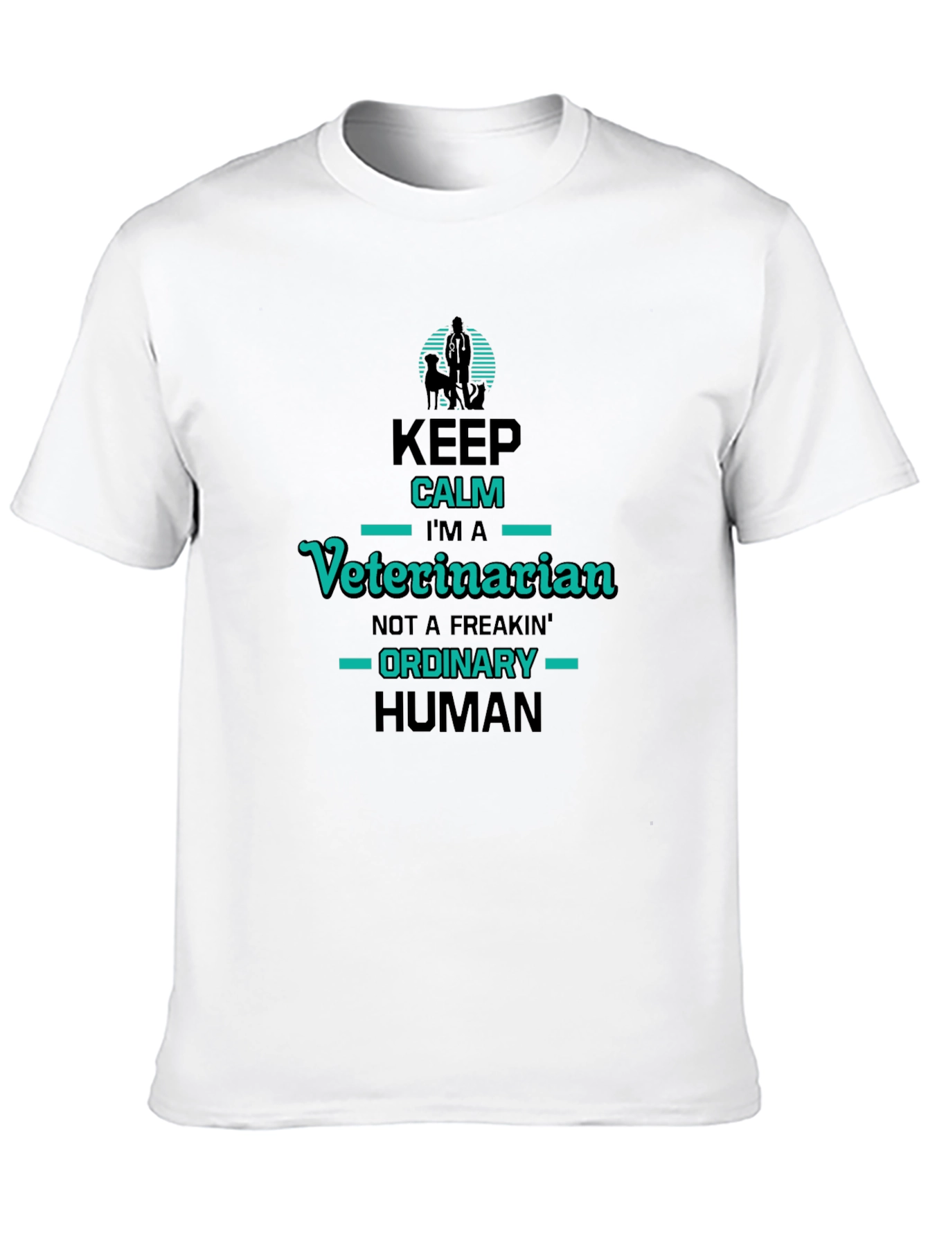 Veterinarian T-Shirt: Keep Calm Im a Veterinarian