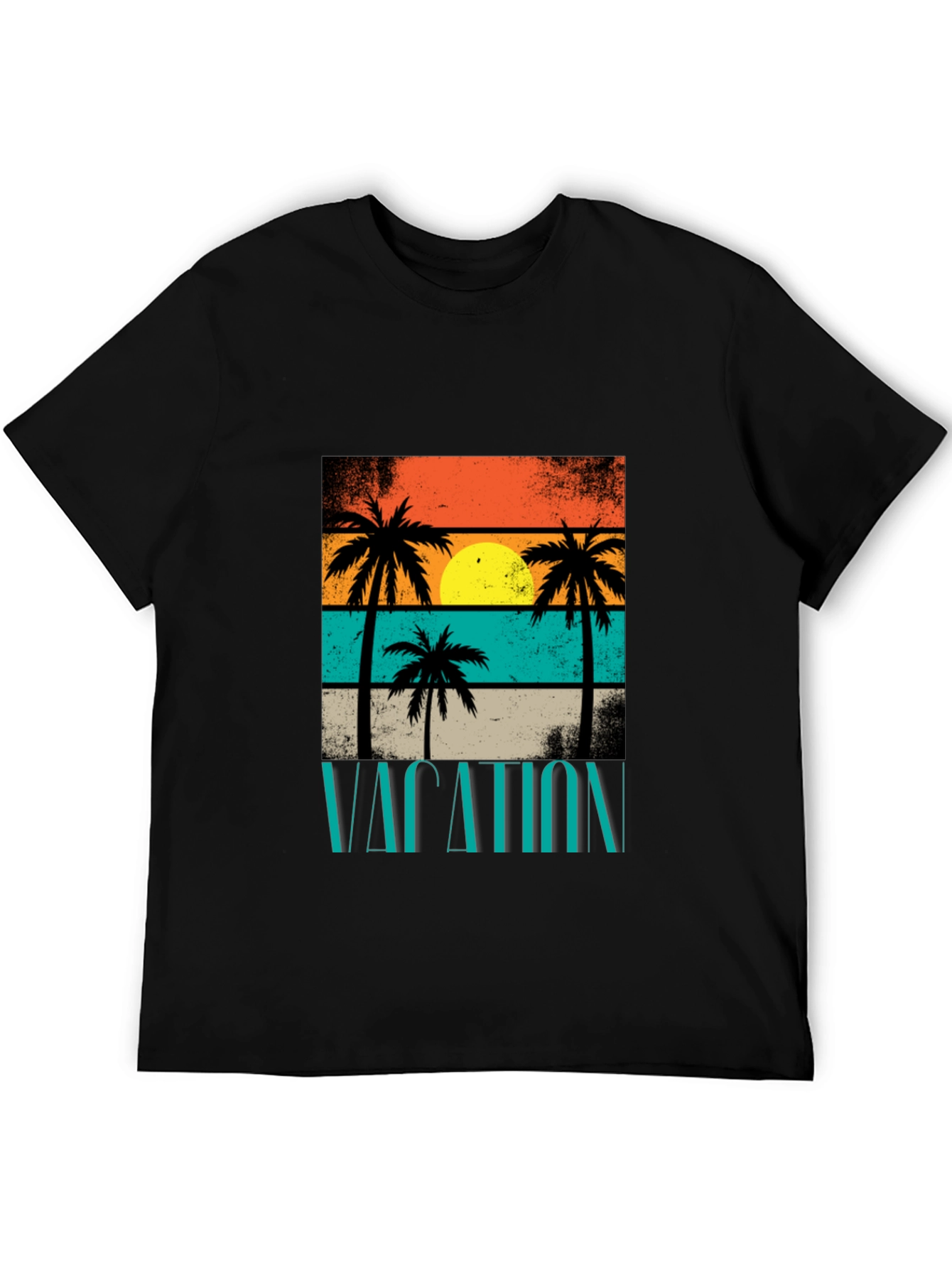 Vacation Palm Tree Graphic T-Shirt