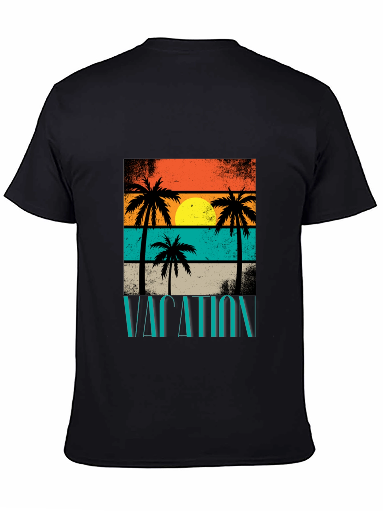 Vacation Palm Tree Graphic T-Shirt
