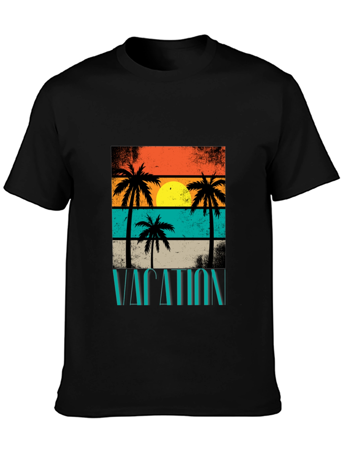 Vacation Palm Tree Graphic T-Shirt