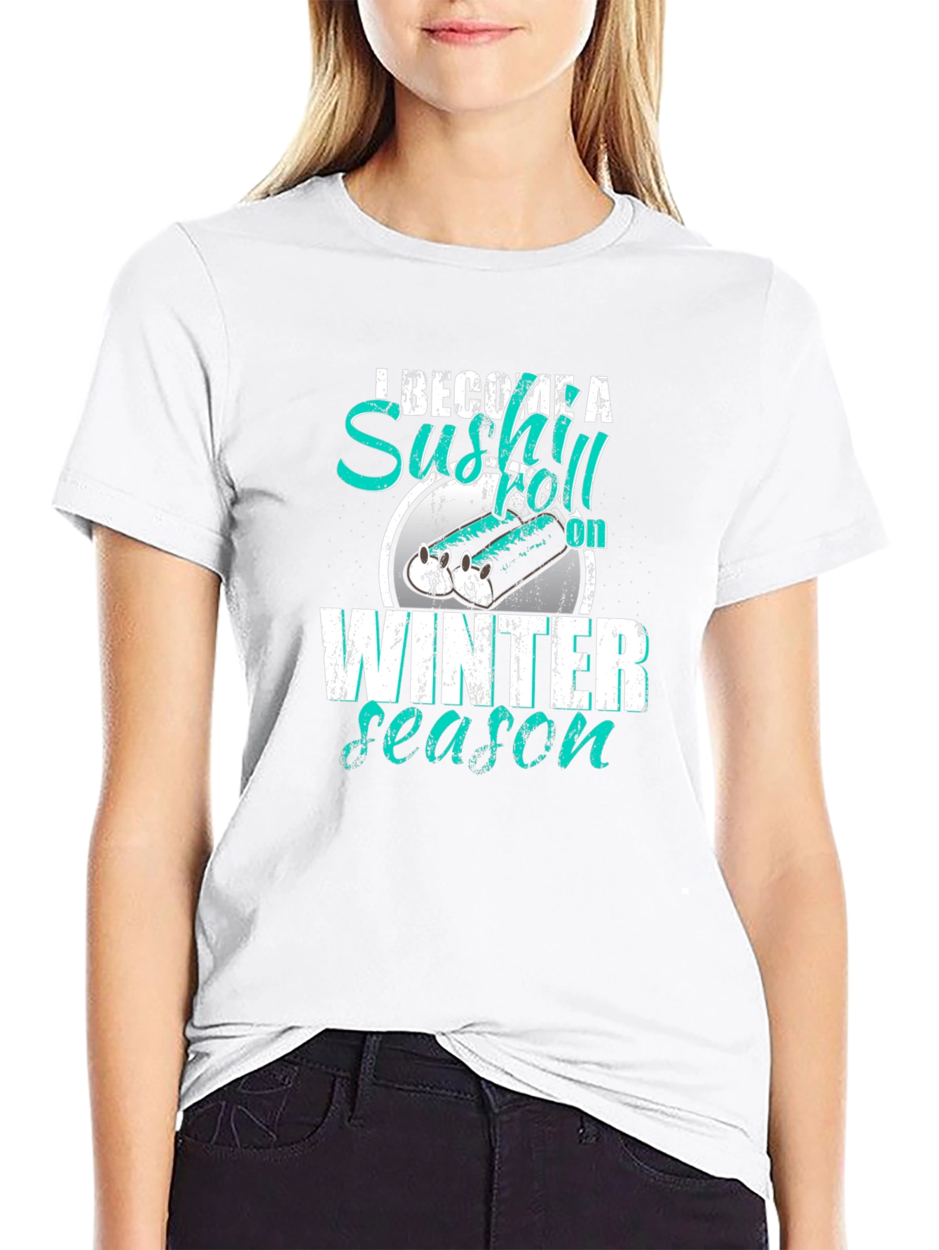 Sushi Roll Winter Season T-Shirt
