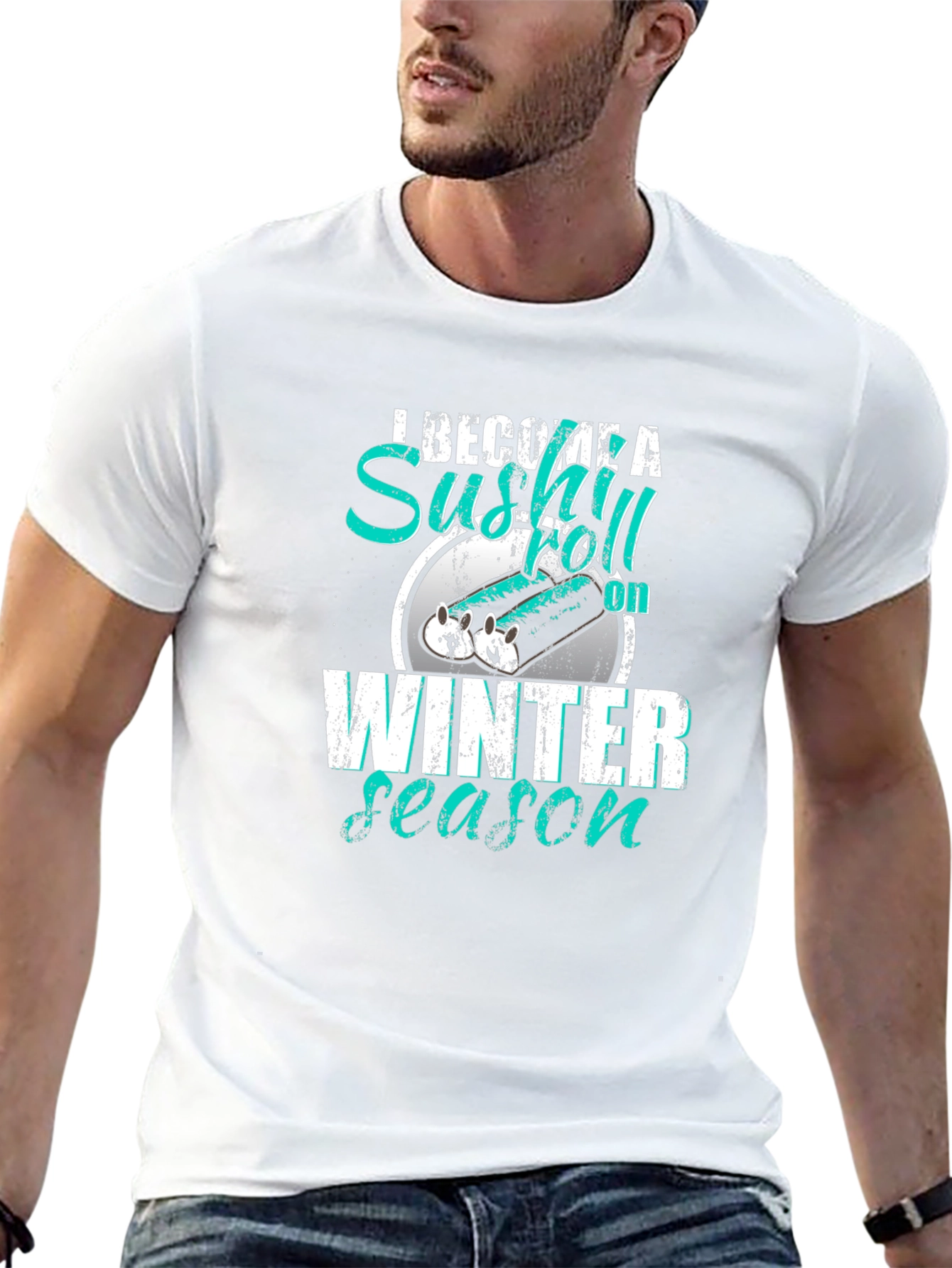 Sushi Roll Winter Season T-Shirt