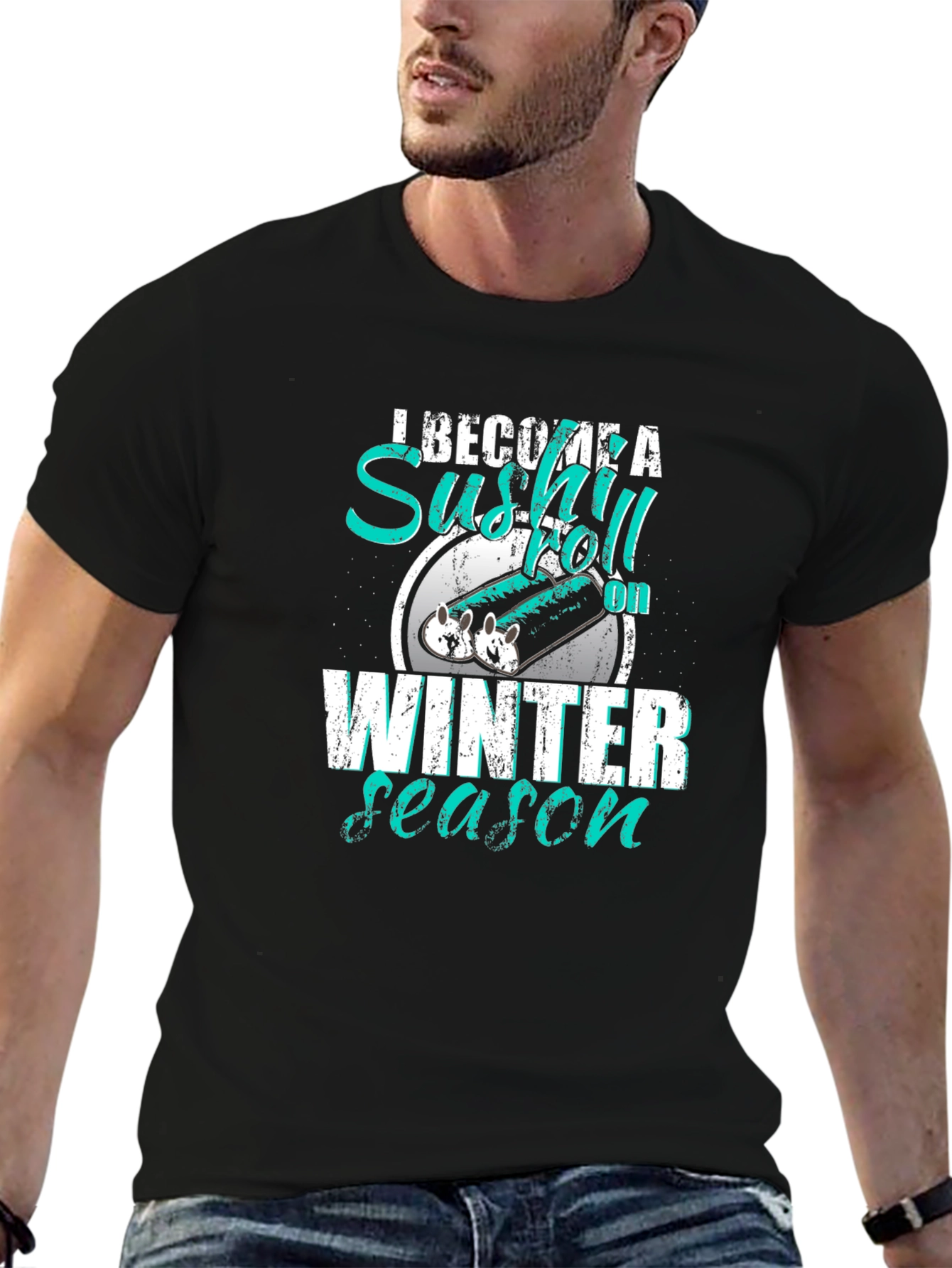 Sushi Roll Winter Season T-Shirt