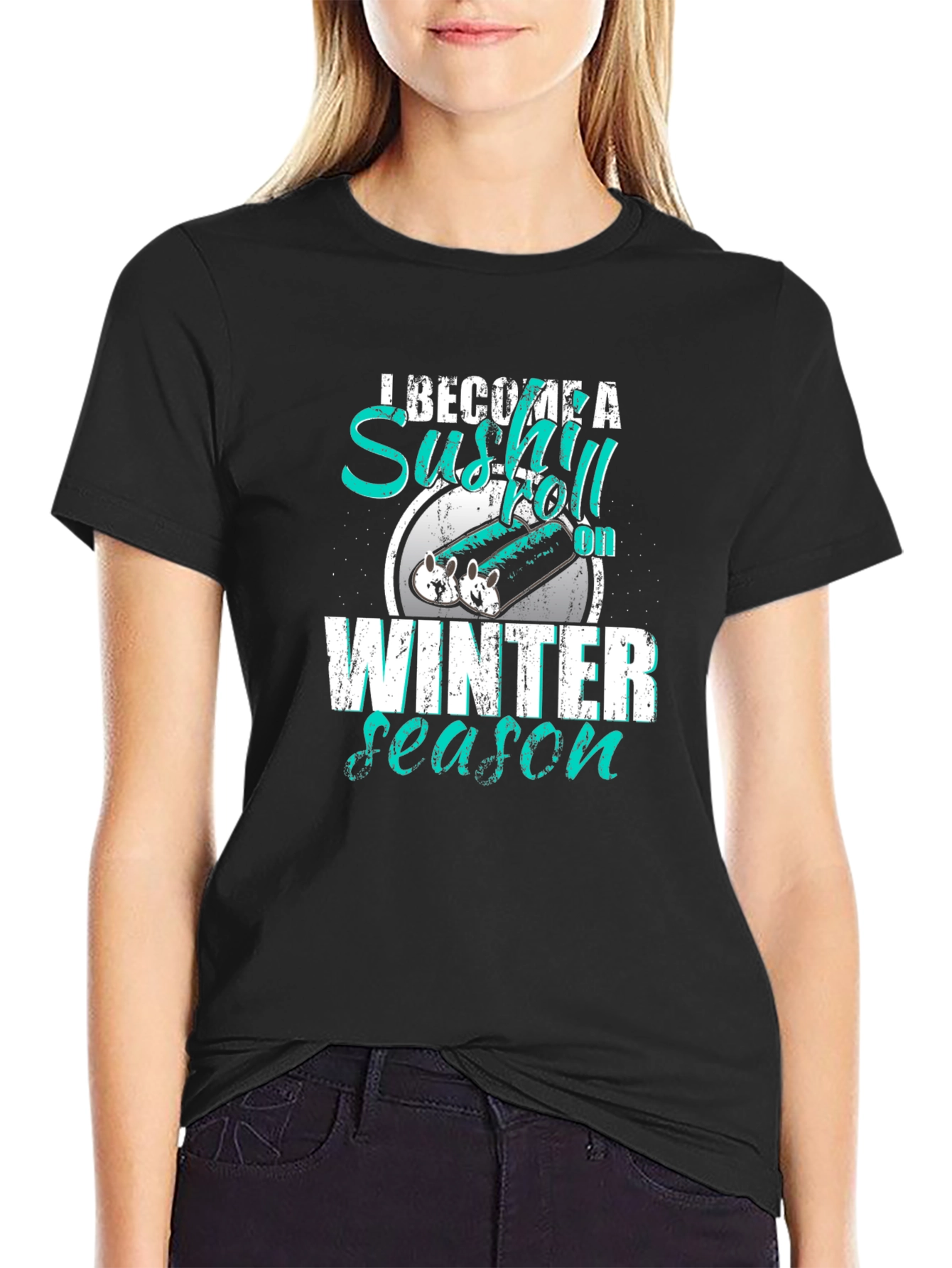 Sushi Roll Winter Season T-Shirt