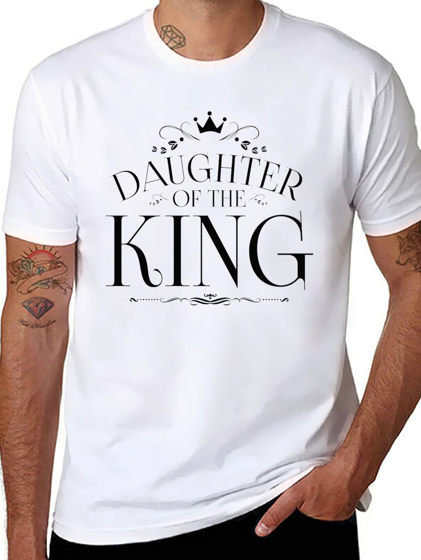 Daughter of the King Black T-Shirt