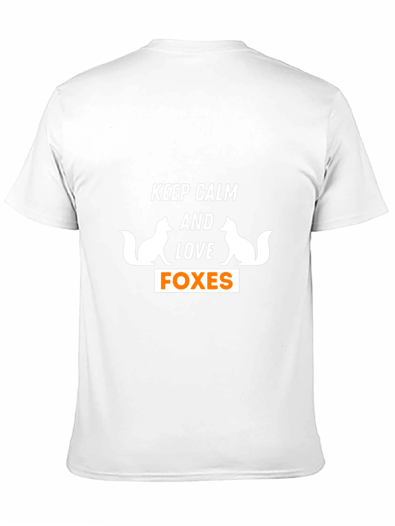 Keep Calm and Love Foxes Graphic T-Shirt