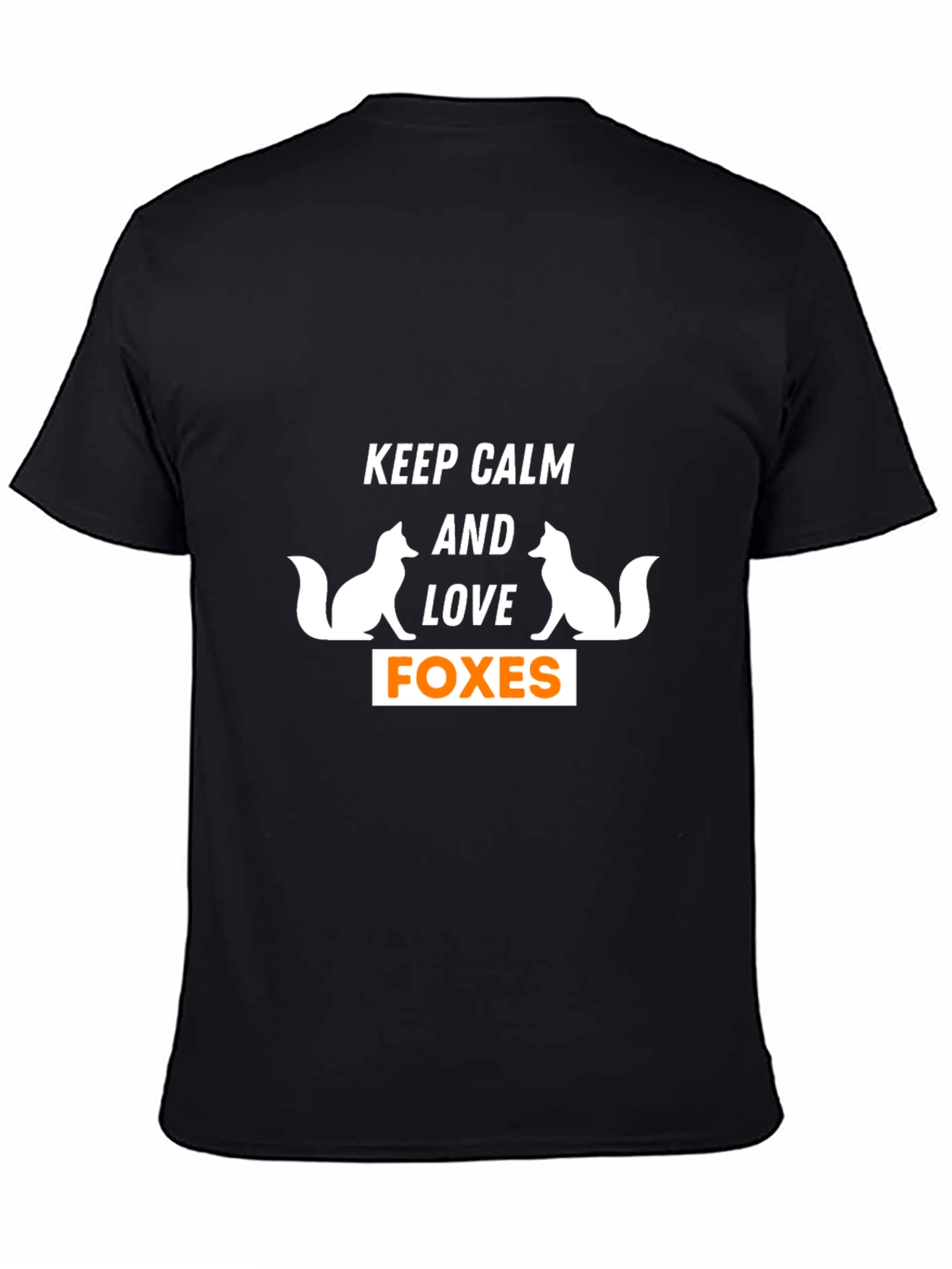 Keep Calm and Love Foxes Graphic T-Shirt