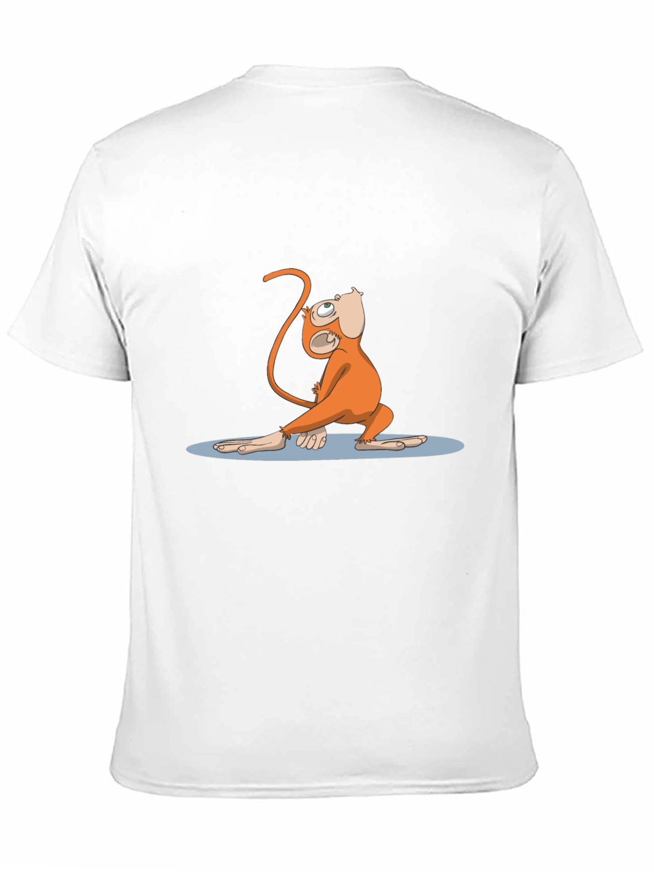 Yoga Monkey T-Shirt - Black Cotton Tee