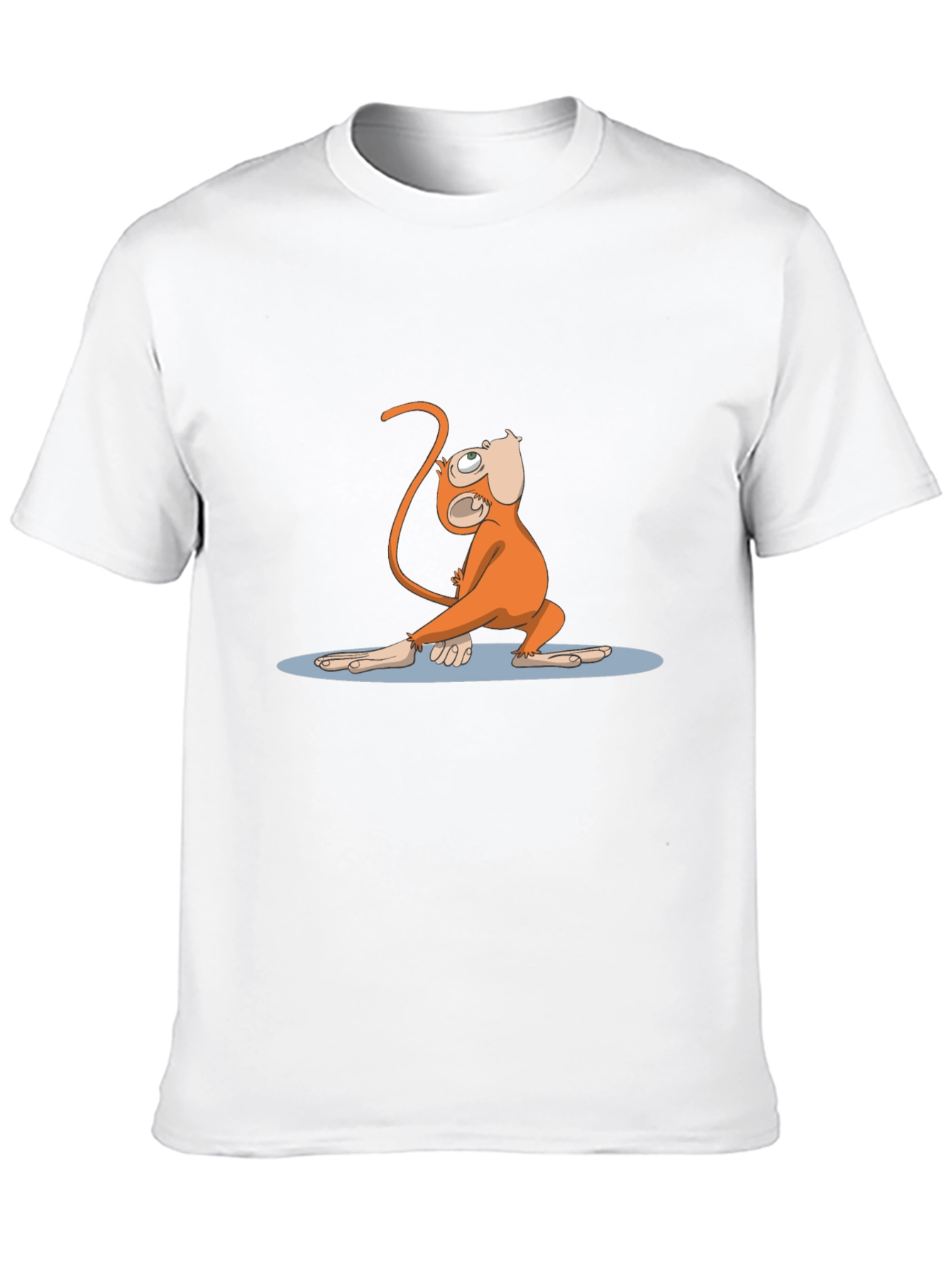 Yoga Monkey T-Shirt - Black Cotton Tee