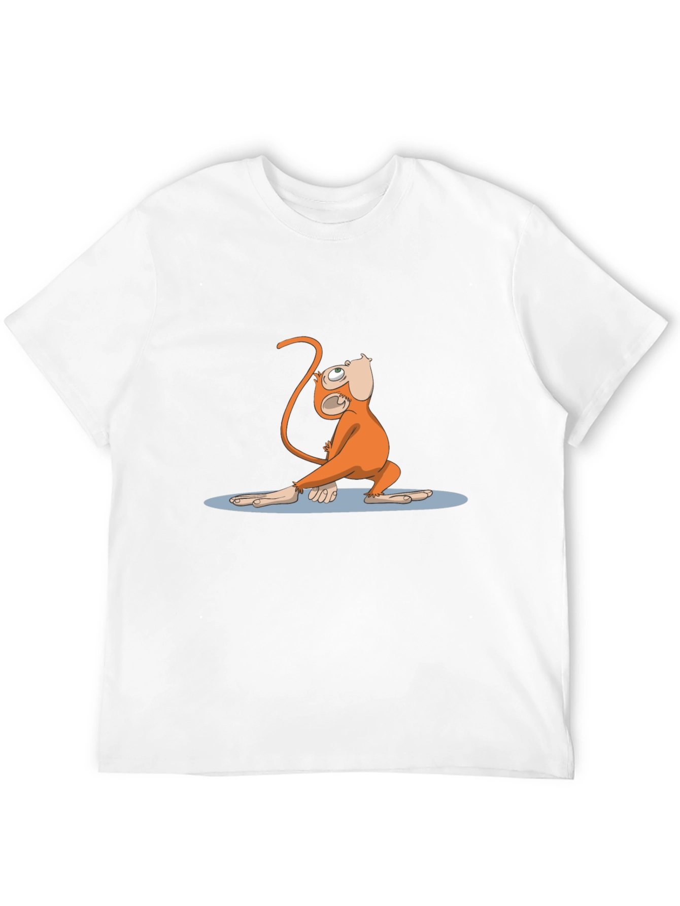 Yoga Monkey T-Shirt - Black Cotton Tee