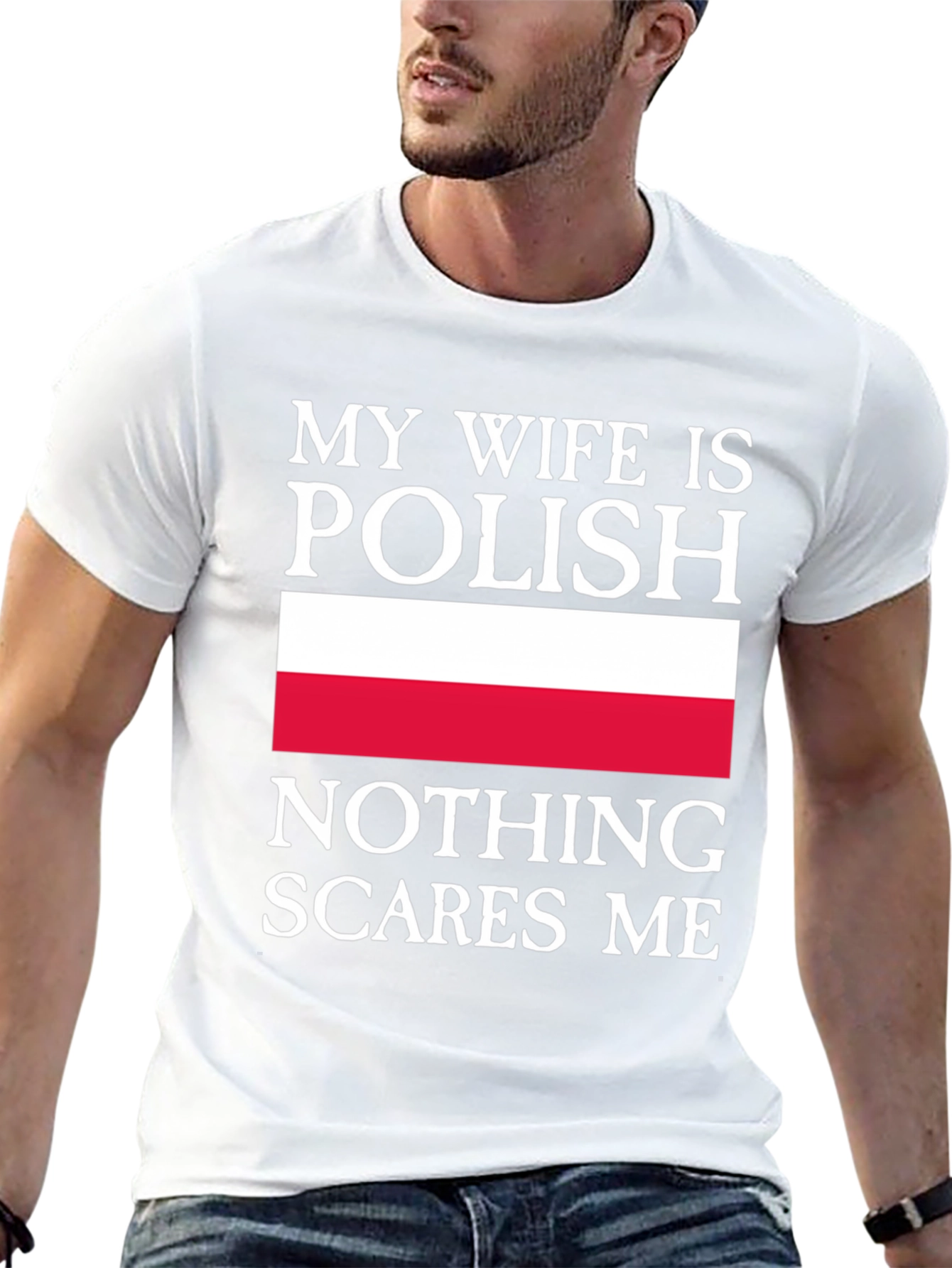 My Wife is Polish - Funny Mens T-Shirt