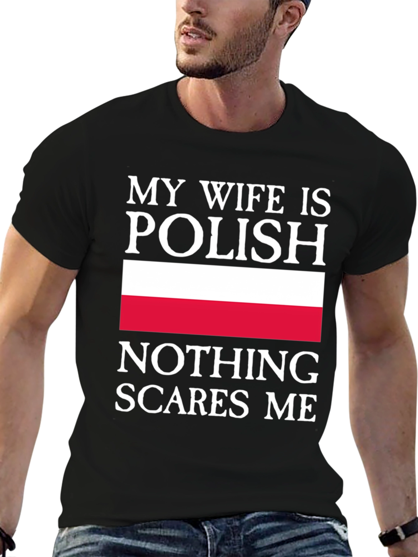 My Wife is Polish - Funny Mens T-Shirt