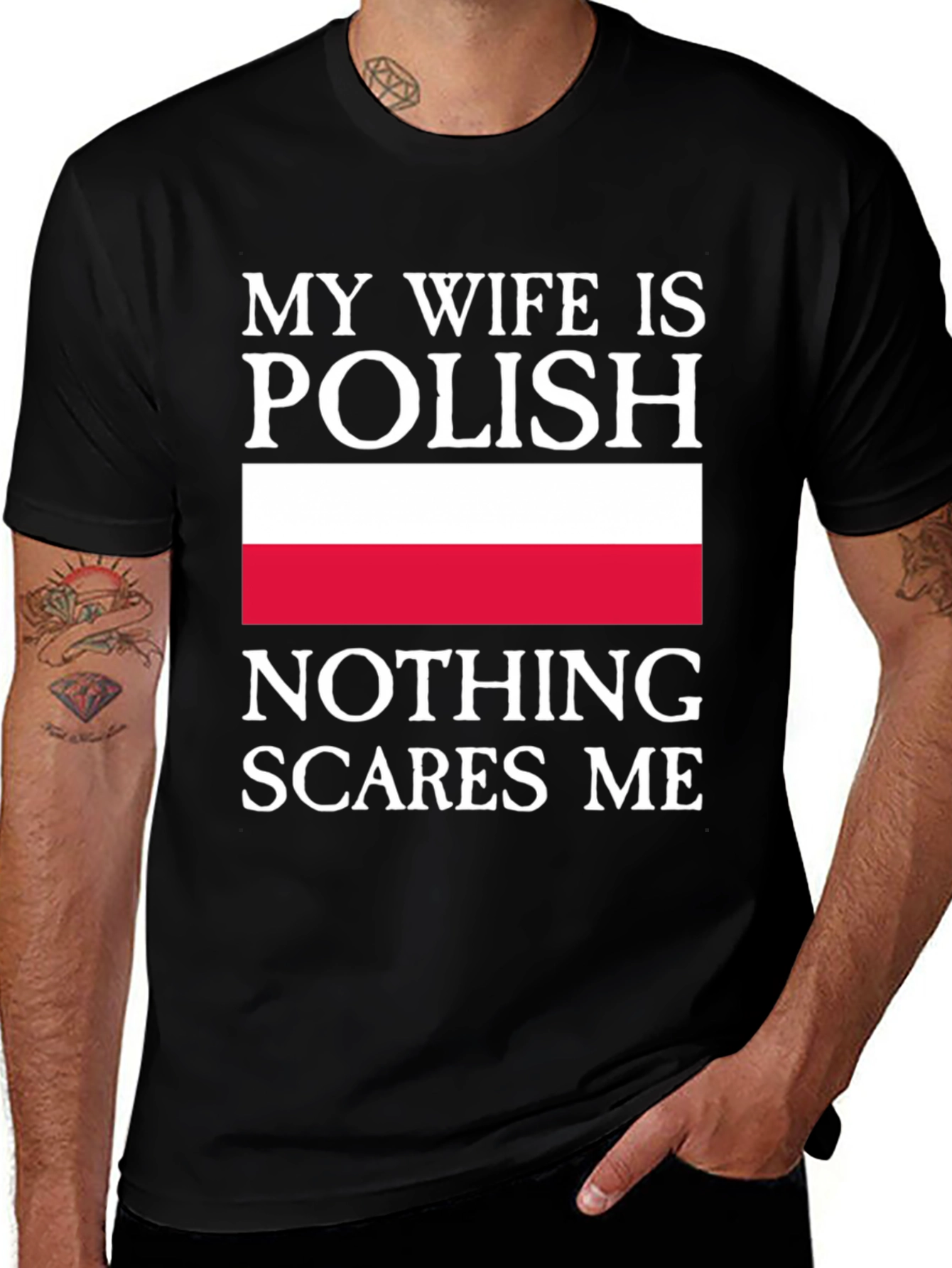 My Wife is Polish - Funny Mens T-Shirt