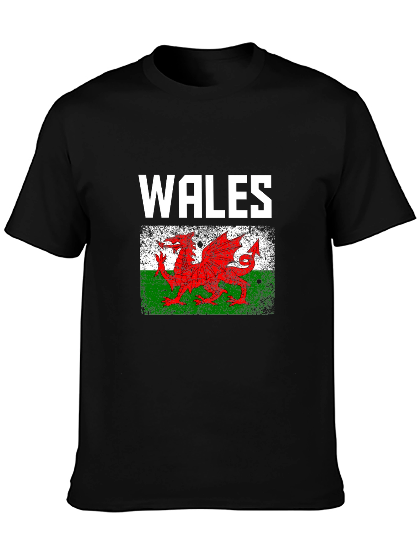 Wales Flag Dragon Graphic T-Shirt