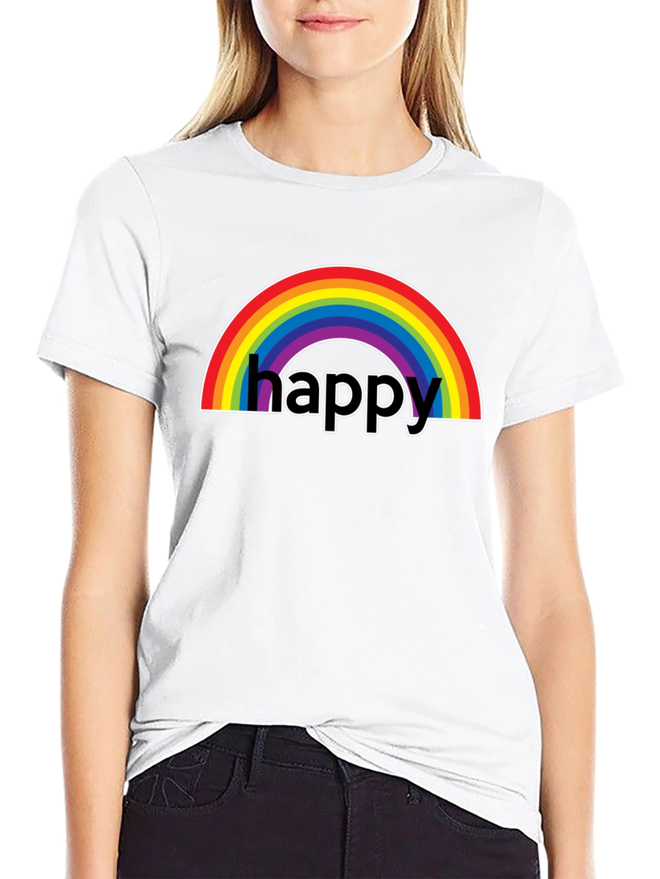 Happy Rainbow Graphic Tee