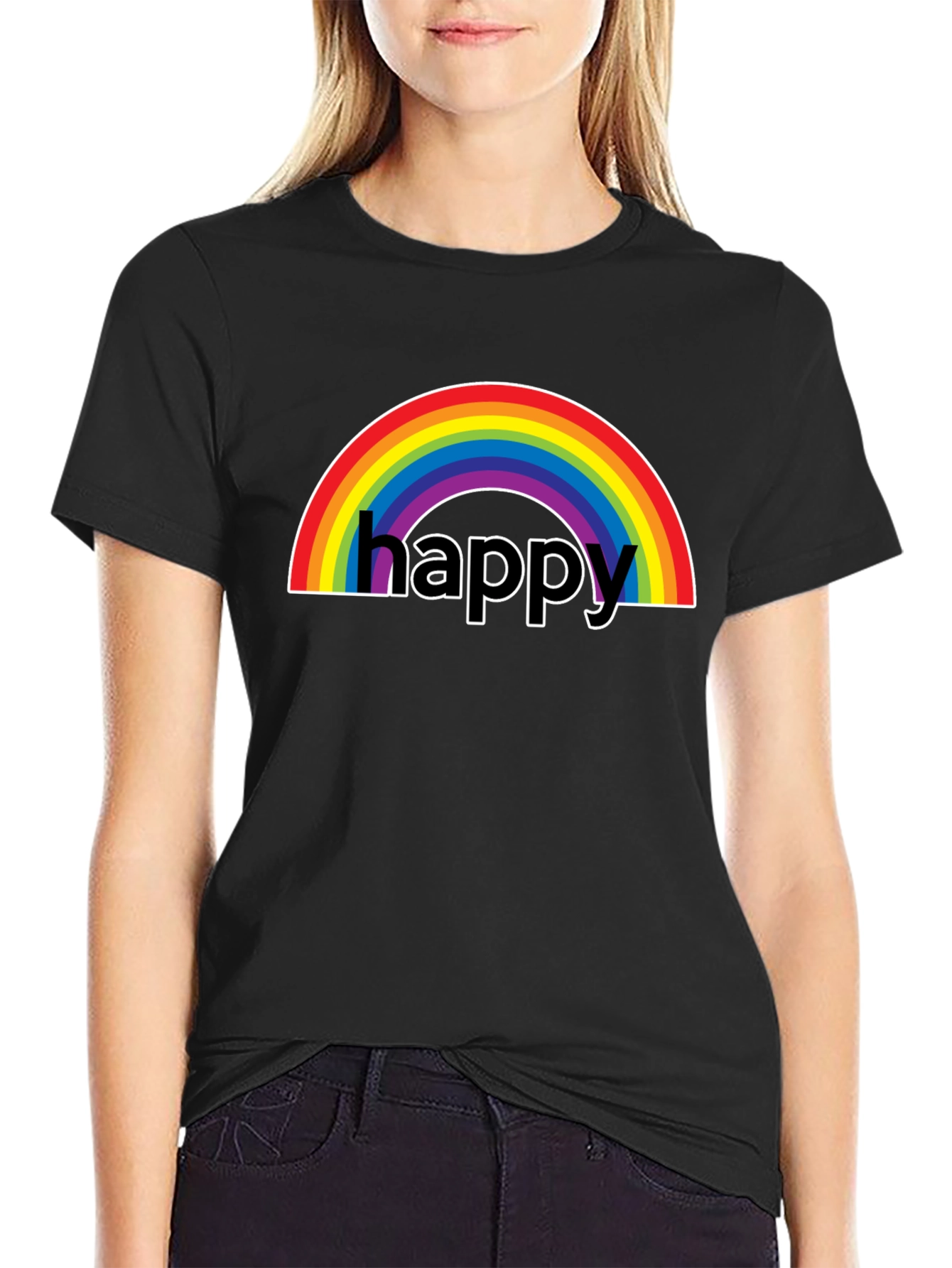 Happy Rainbow Graphic Tee