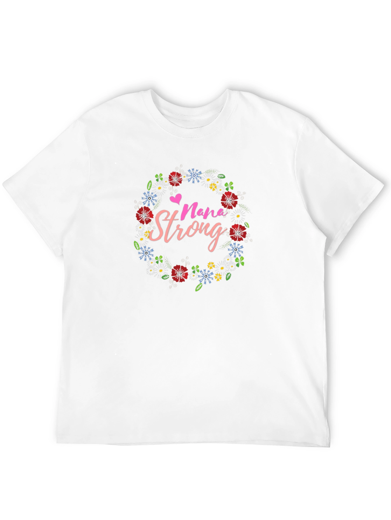 Nana Strong Floral Graphic T-Shirt