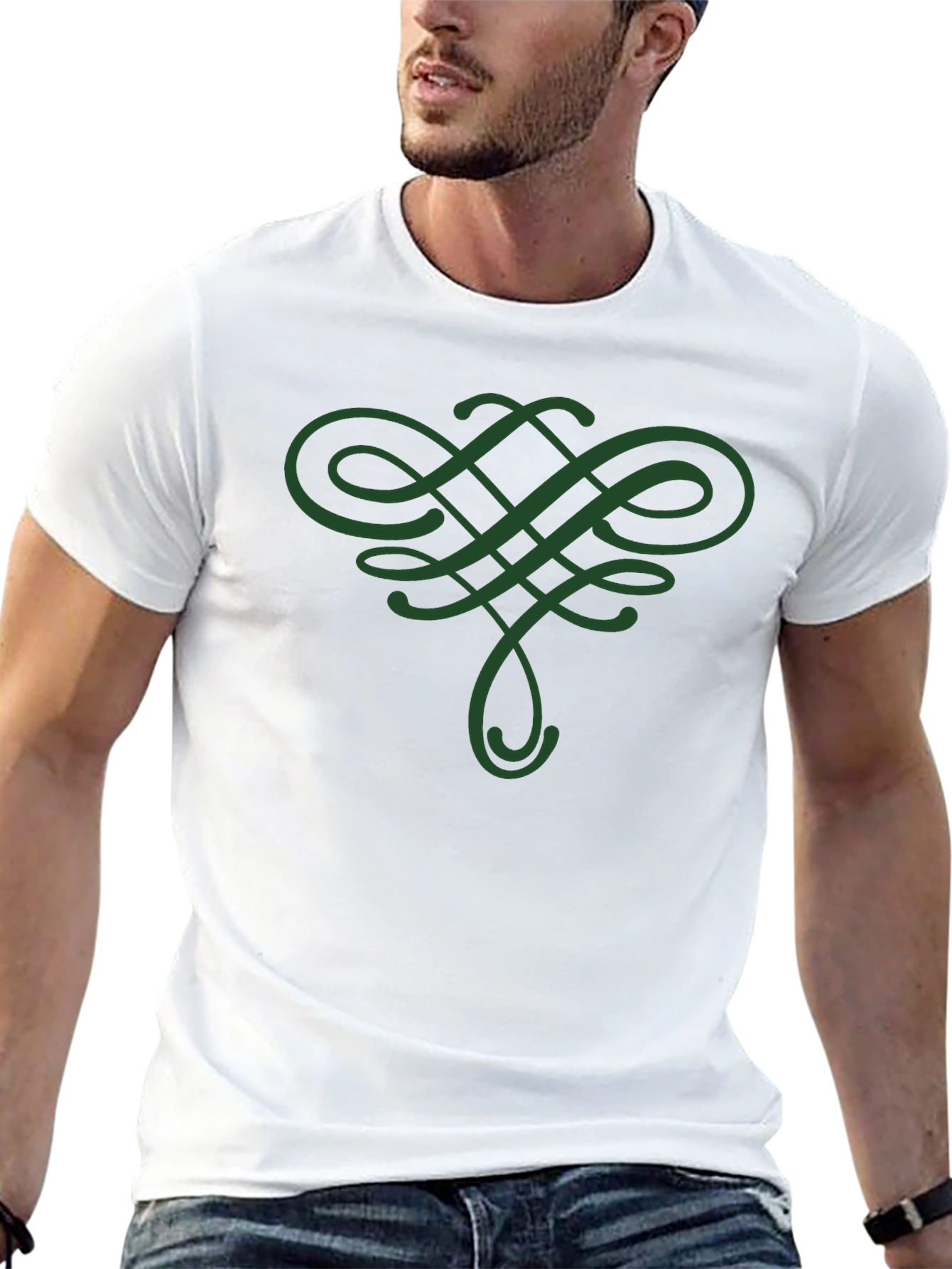 Elegant Celtic Knot Graphic T-Shirt