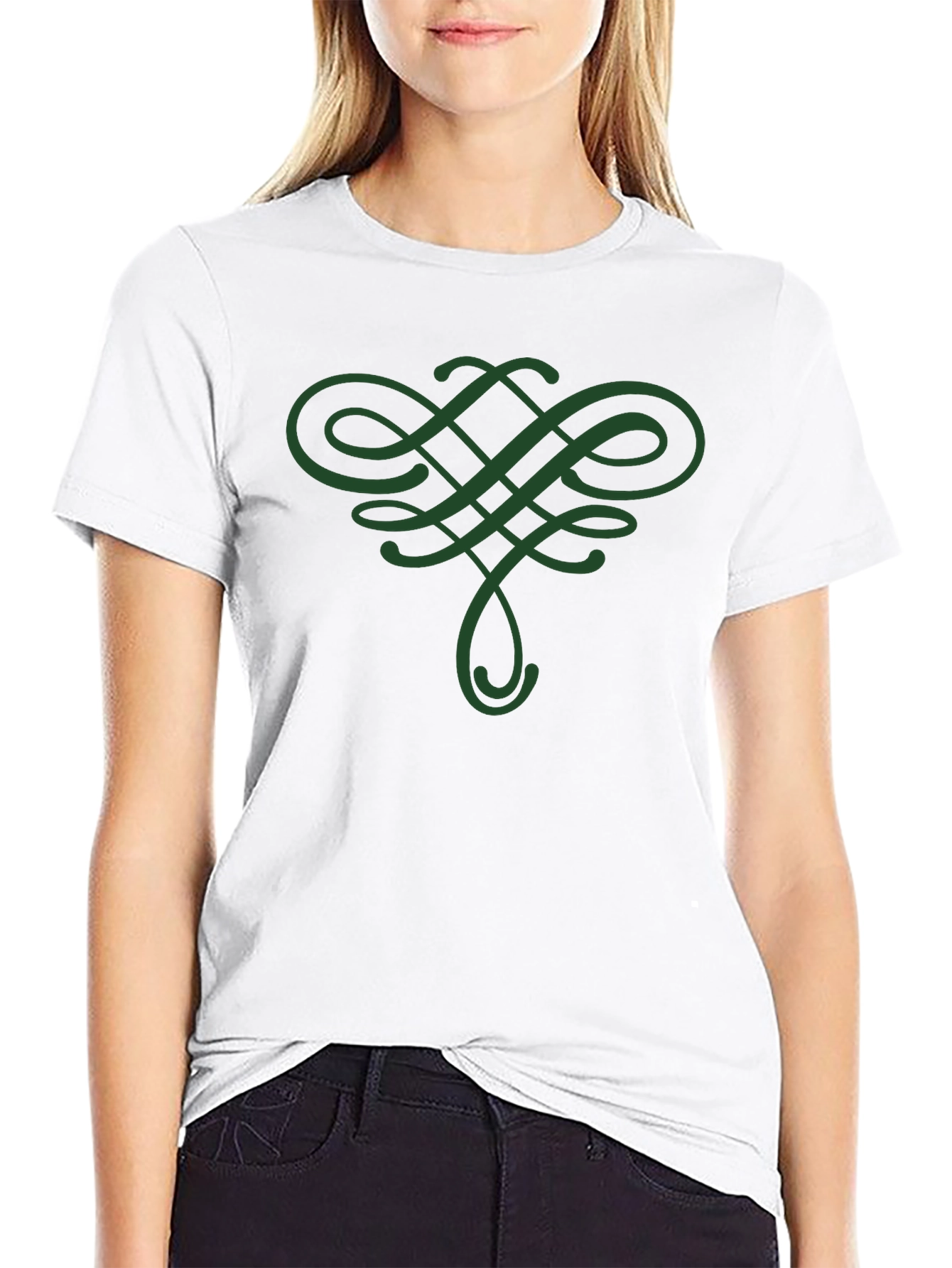 Elegant Celtic Knot Graphic T-Shirt