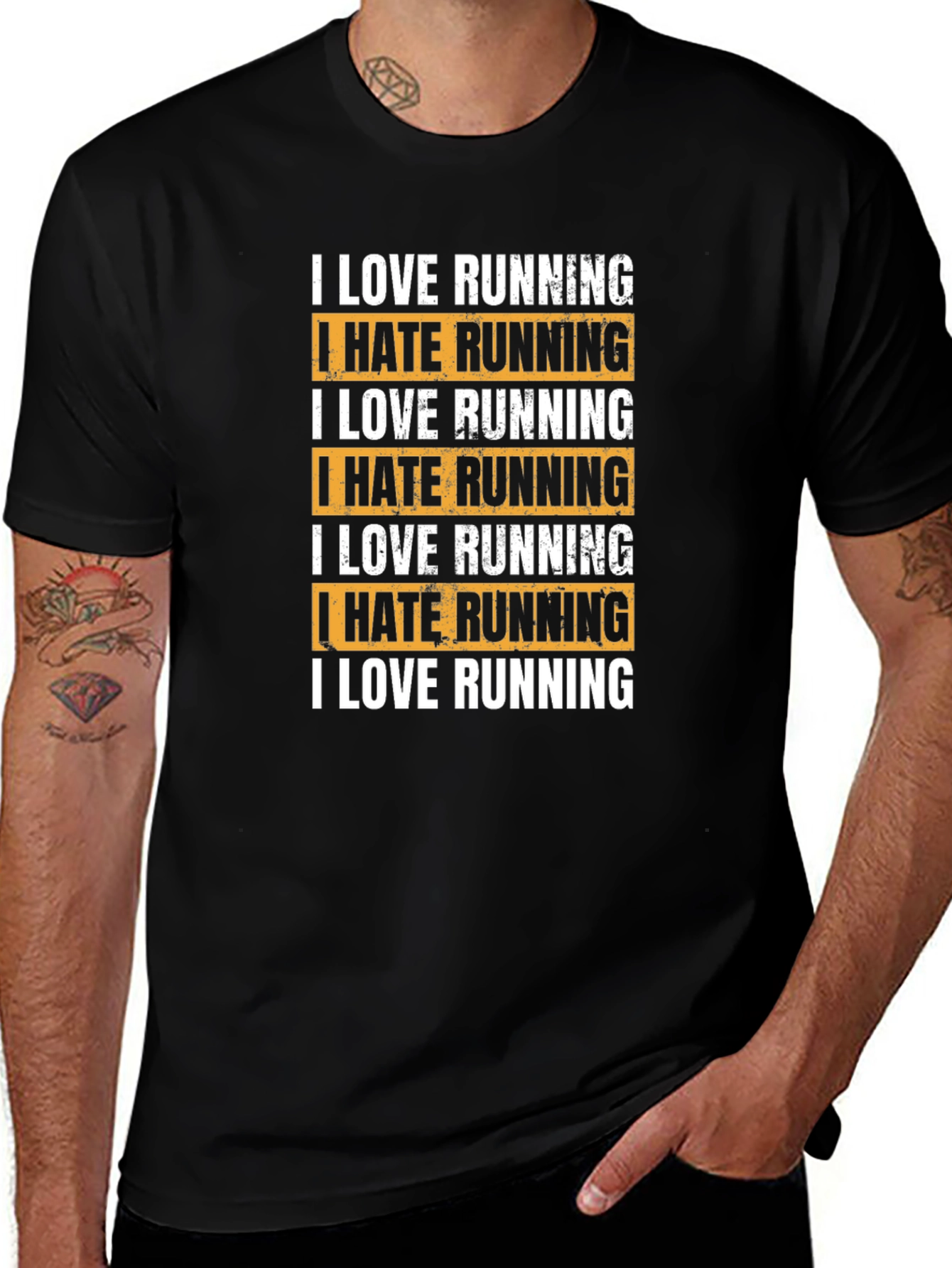 I Love Running T-Shirt - Funny Runner Tee
