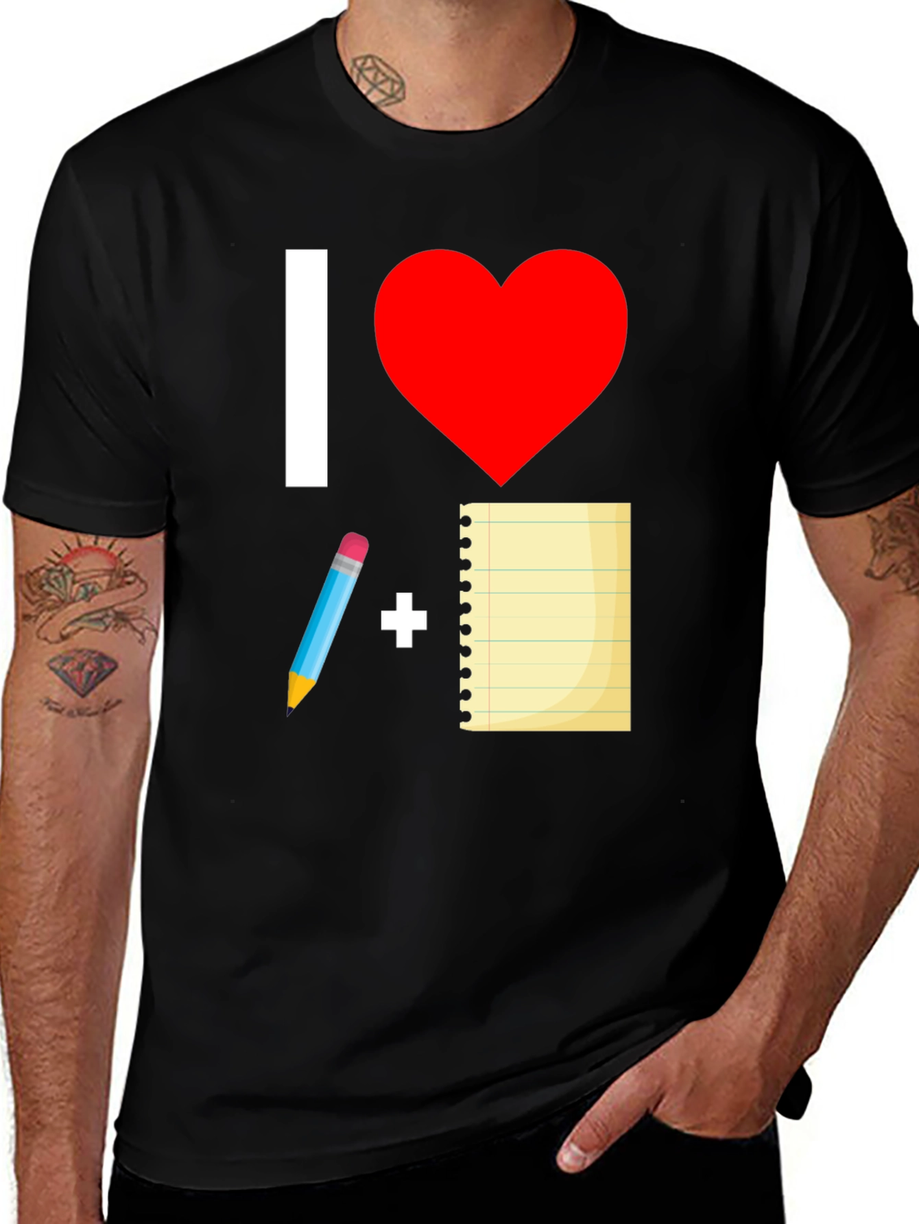 I Love Writing T-Shirt - Creative Tee