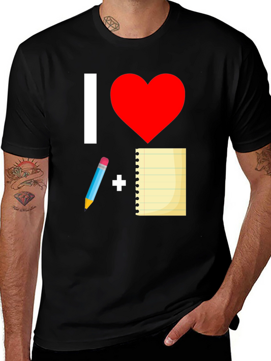 I Love Writing T-Shirt - Creative Tee