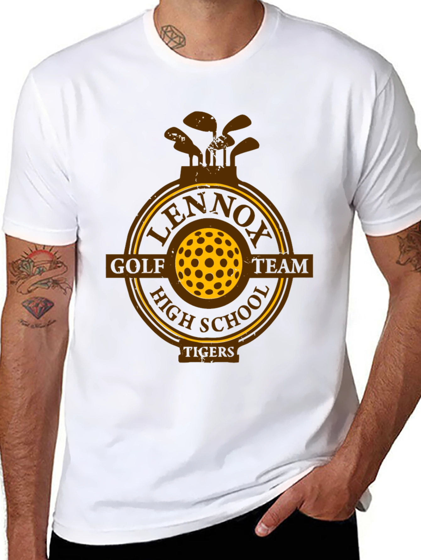 Lennox High School Golf Team T-Shirt - Tigers