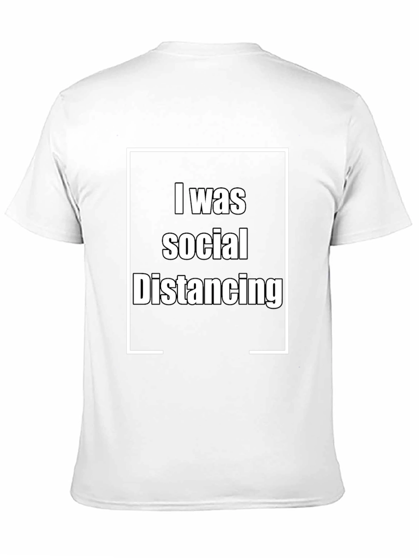 Social Distancing Graphic Tee - Black