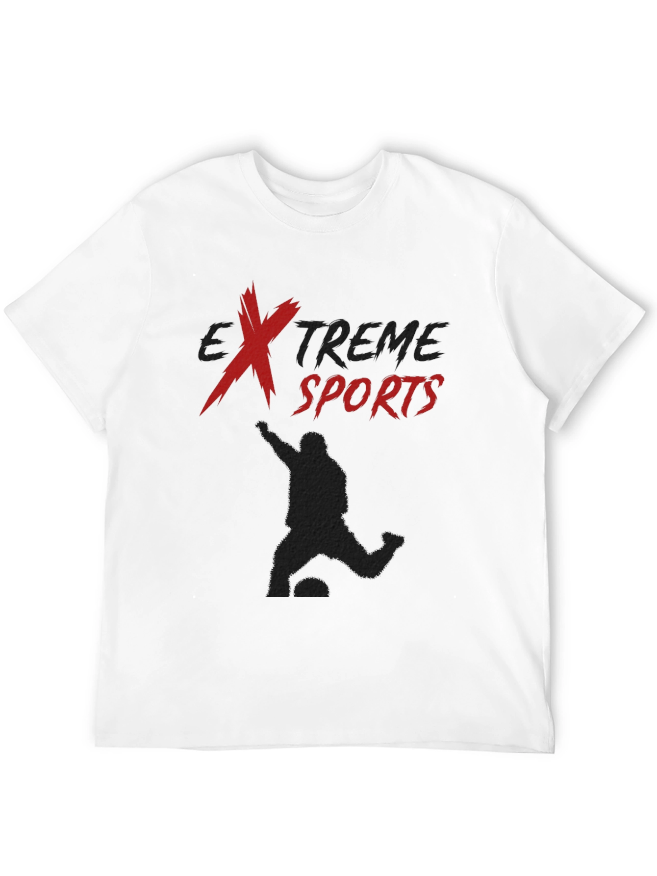 Extreme Sports Black Graphic T-Shirt