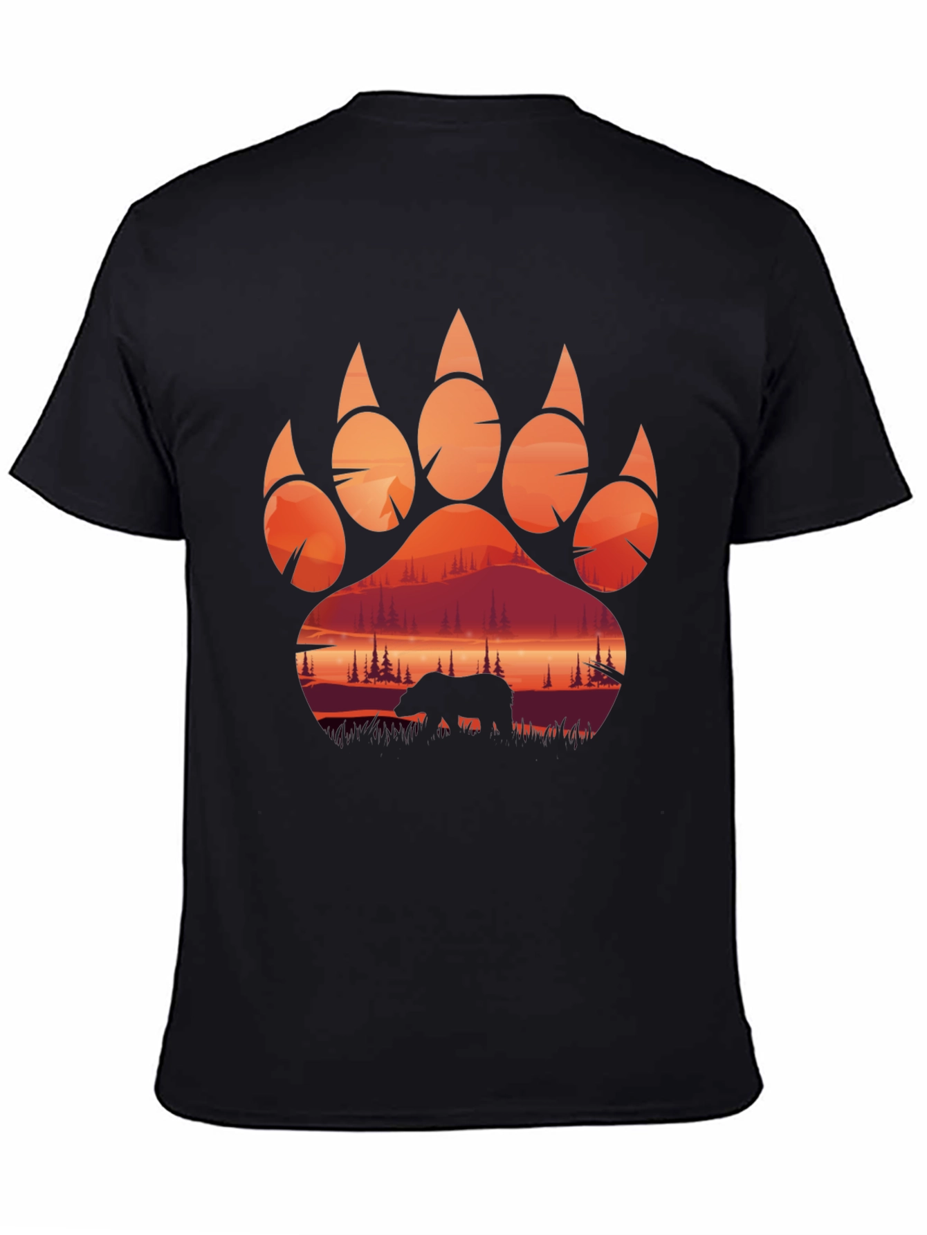 Bear Claw Silhouette Graphic Tee