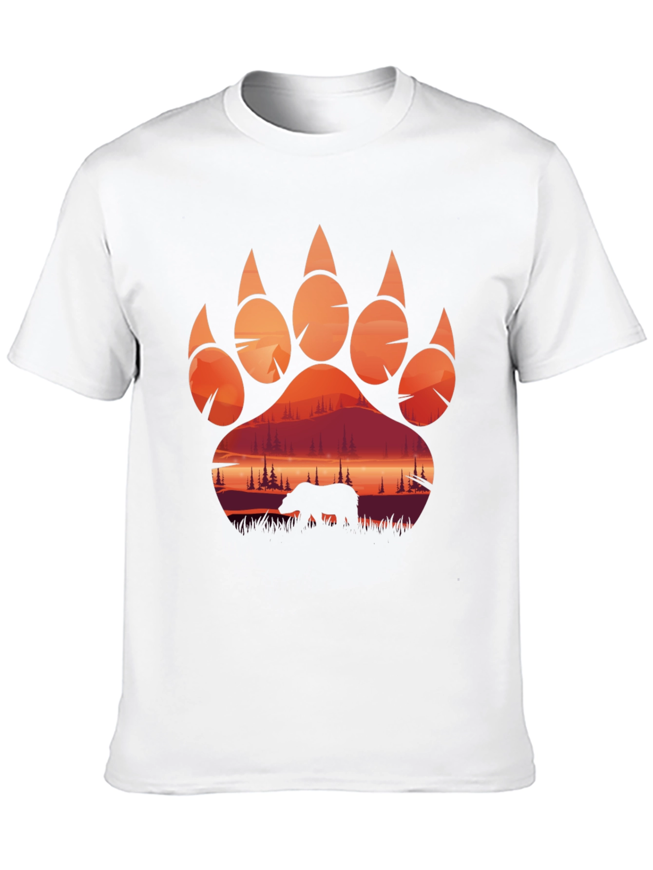 Bear Claw Silhouette Graphic Tee