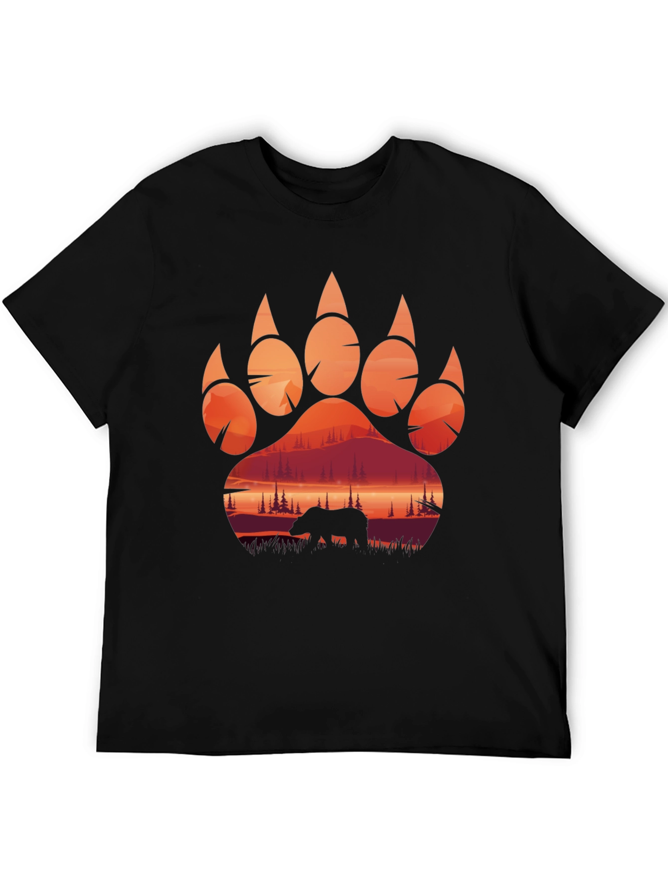 Bear Claw Silhouette Graphic Tee