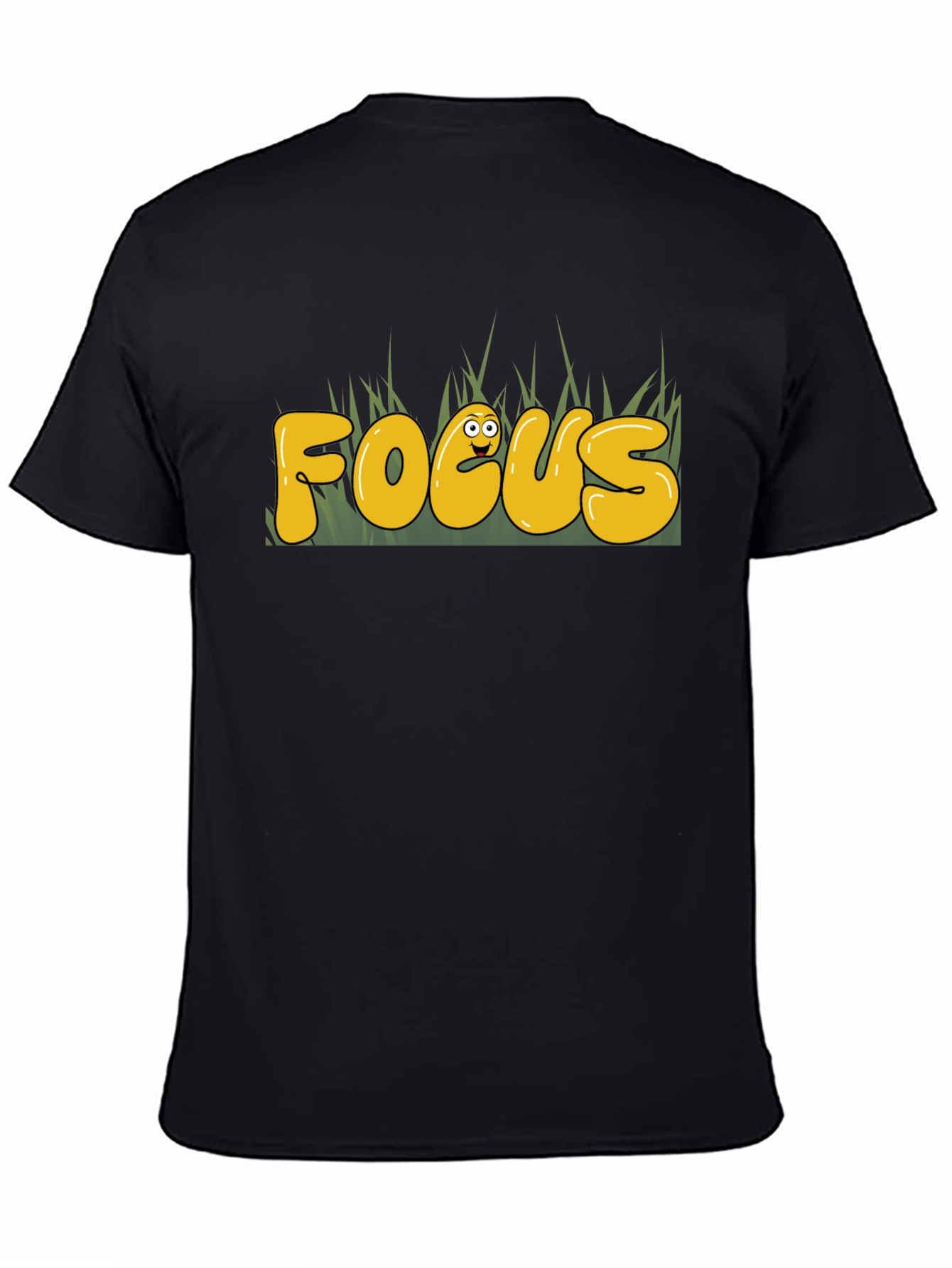 Focus Funny Graphic Tee - Black T-Shirt