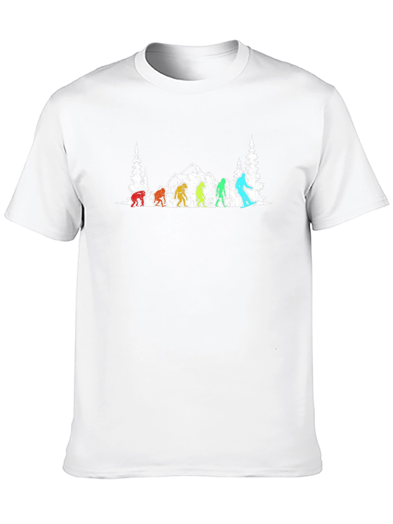 Sasquatch Evolution T-Shirt - Black