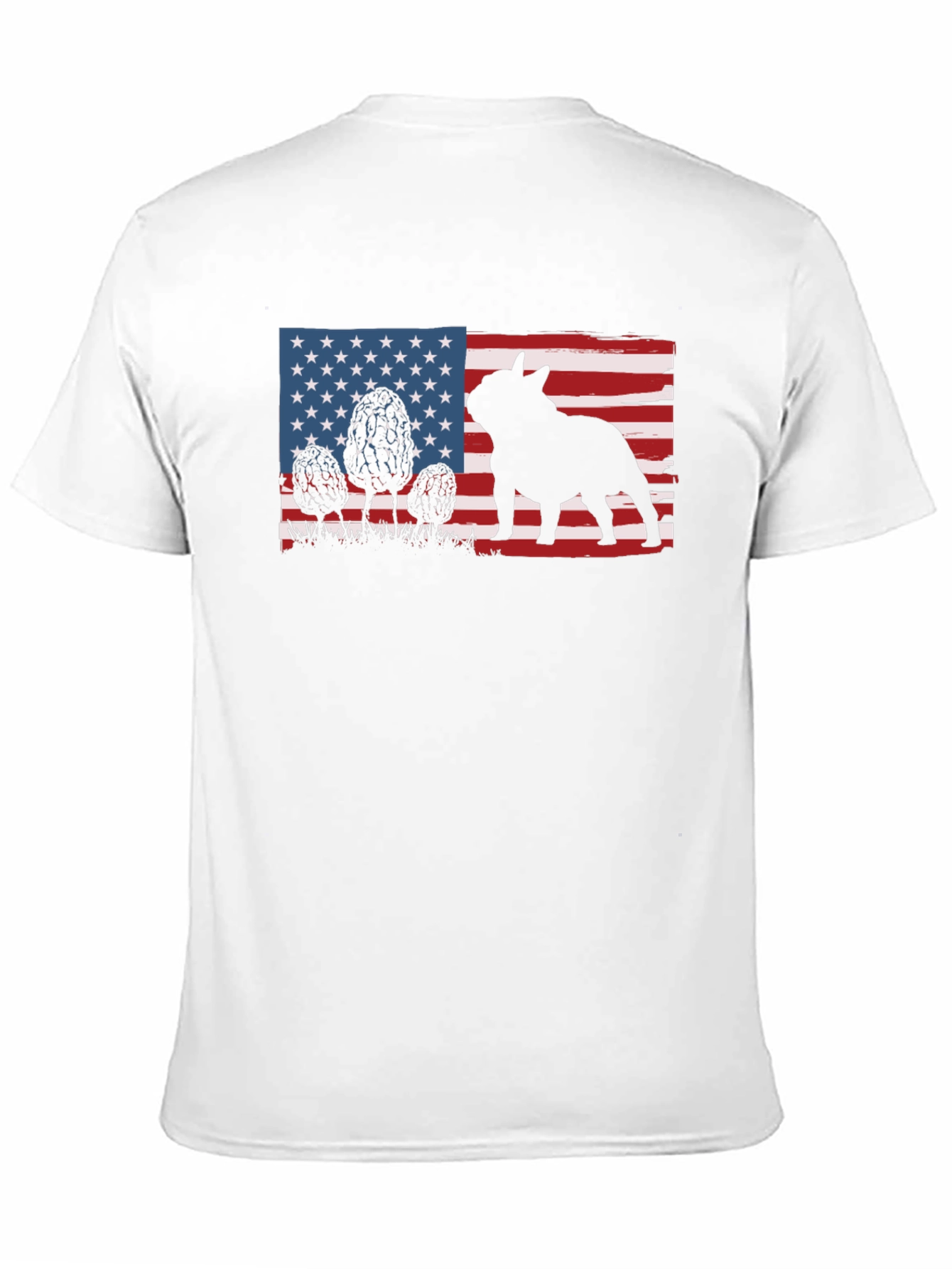 American Flag French Bulldog T-Shirt