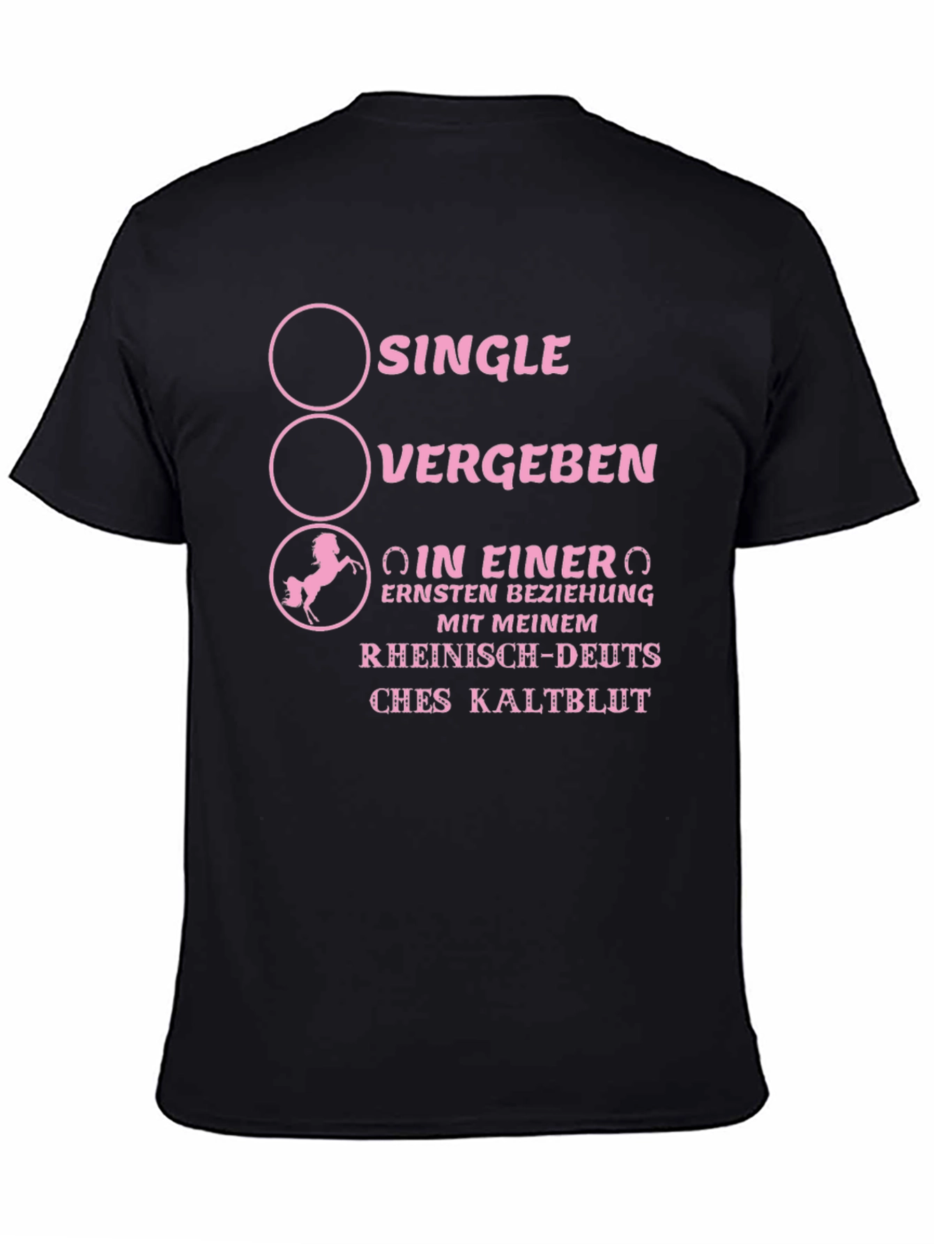 Single Horse Lover Novelty T-Shirt