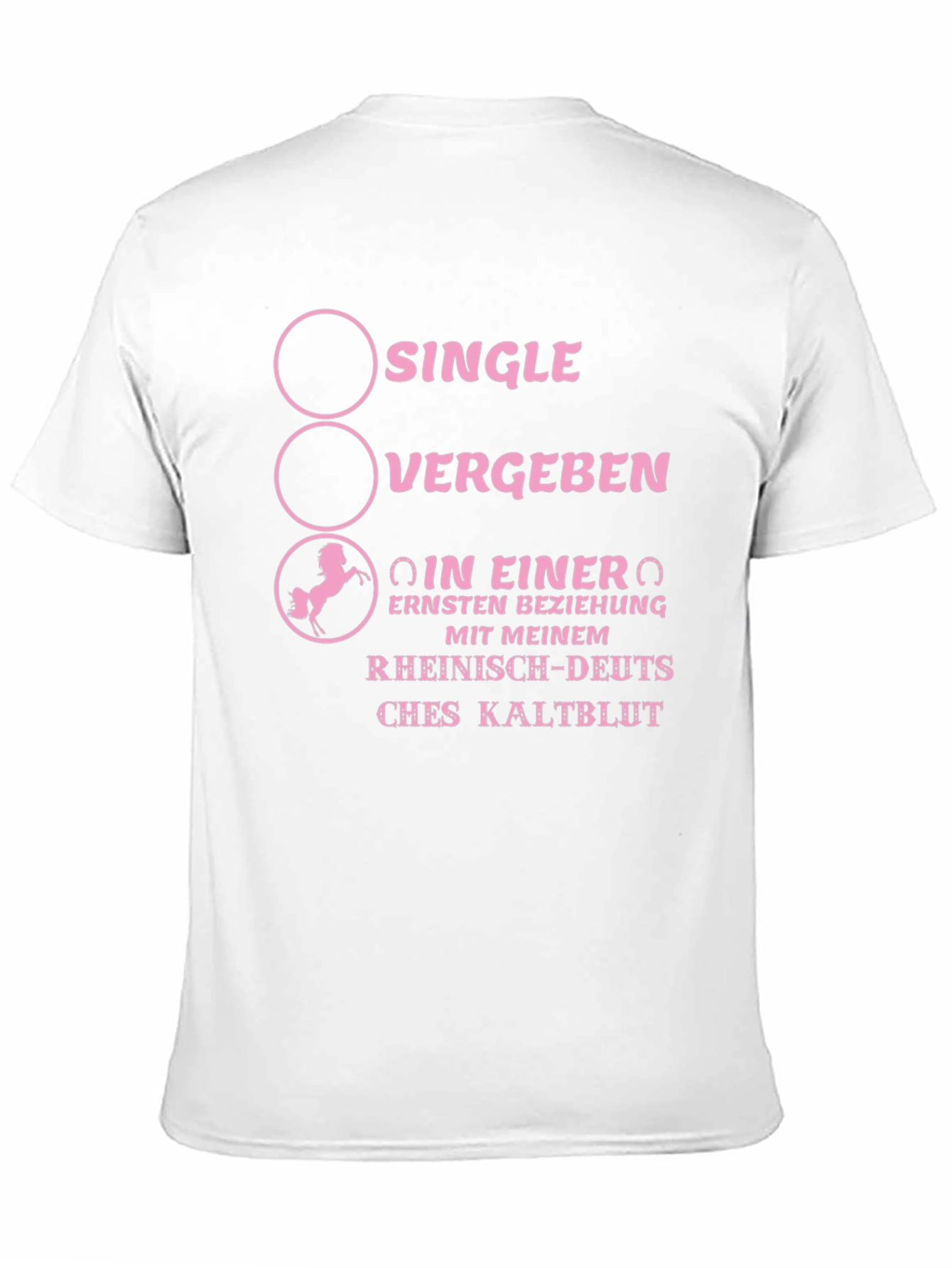 Single Horse Lover Novelty T-Shirt