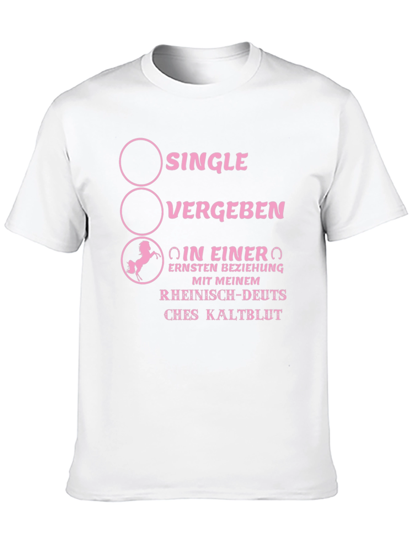 Single Horse Lover Novelty T-Shirt