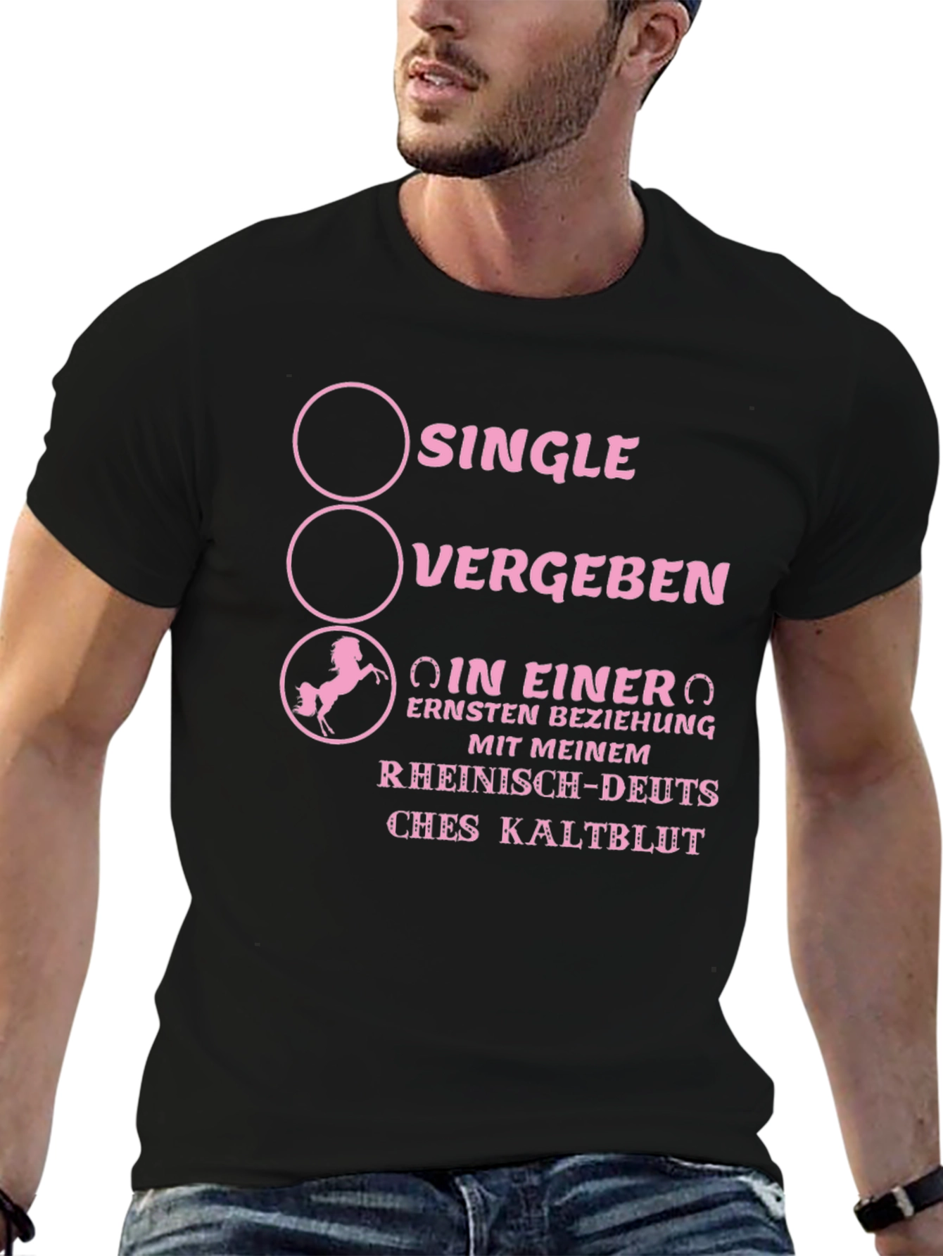Single Horse Lover Novelty T-Shirt