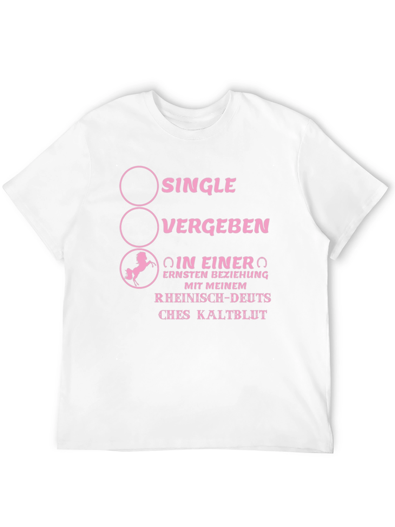 Single Horse Lover Novelty T-Shirt