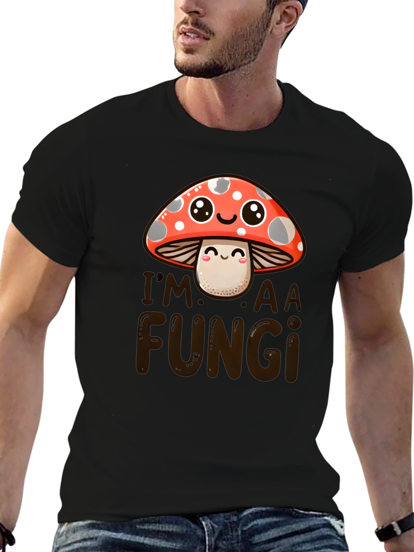 Im A Fun-Guy T-Shirt: Cute Mushroom Graphic Tee
