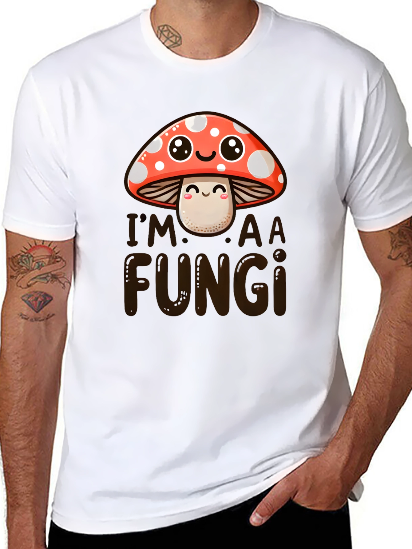 Im A Fun-Guy T-Shirt: Cute Mushroom Graphic Tee