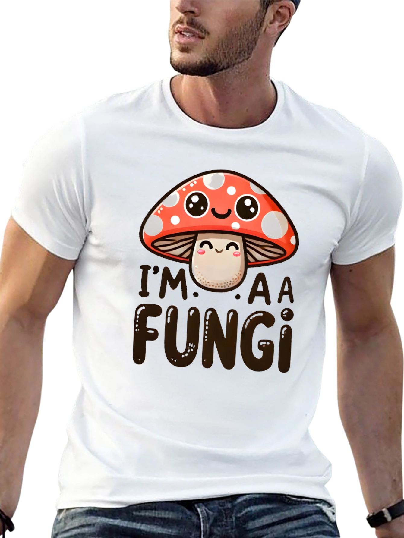 Im A Fun-Guy T-Shirt: Cute Mushroom Graphic Tee