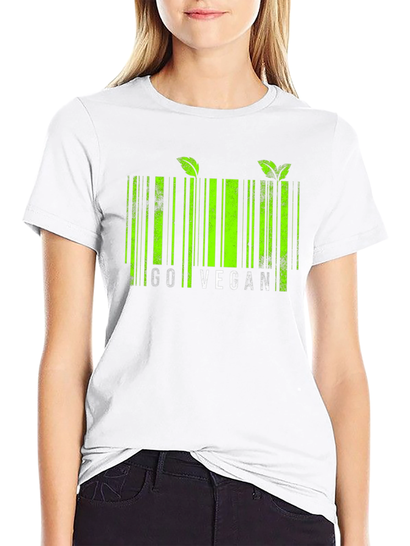 Go Vegan Barcode T-Shirt